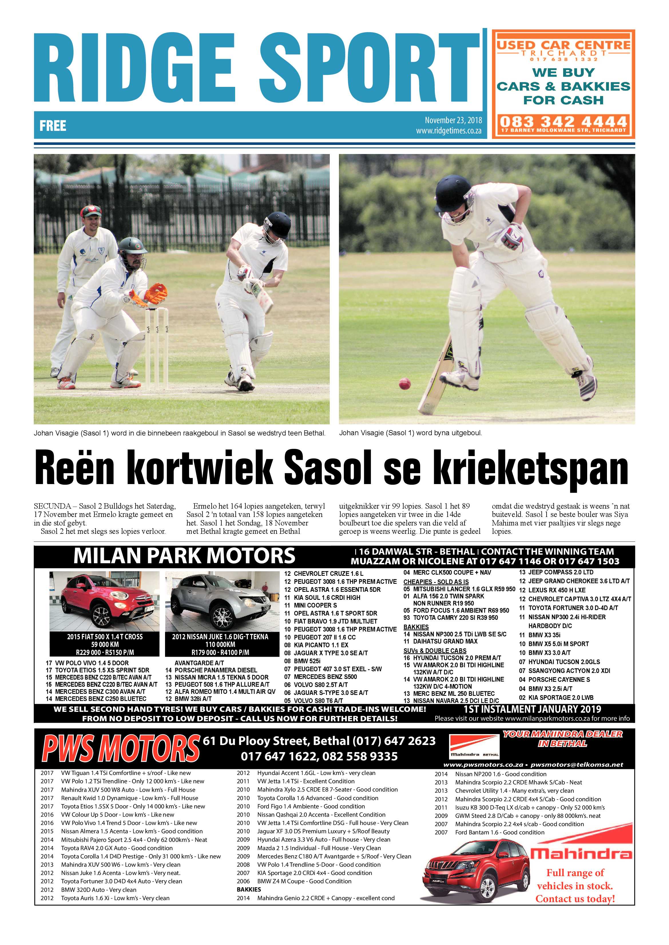 Ridge Times 23 November 2018 page 42