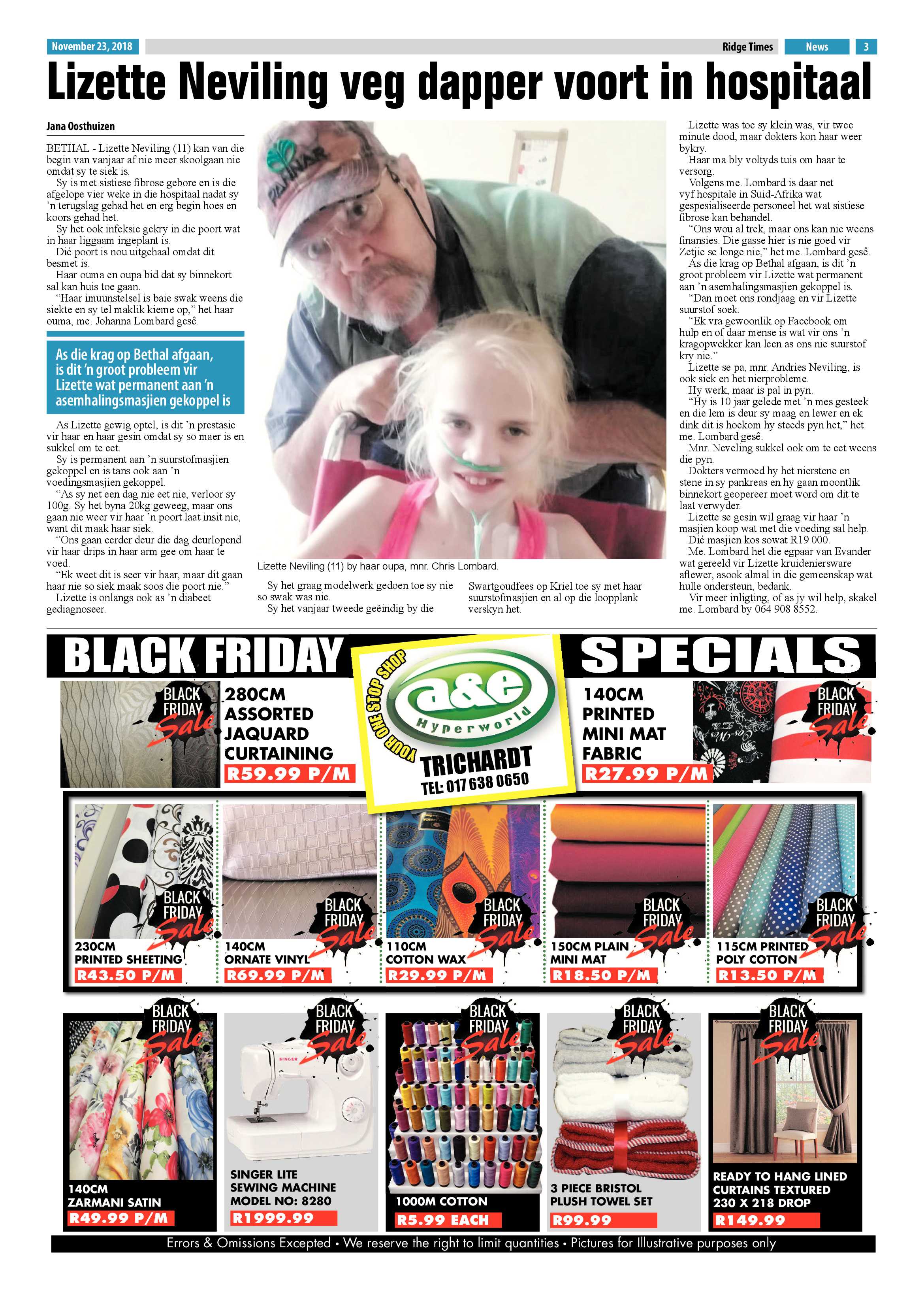 Ridge Times 23 November 2018 page 5