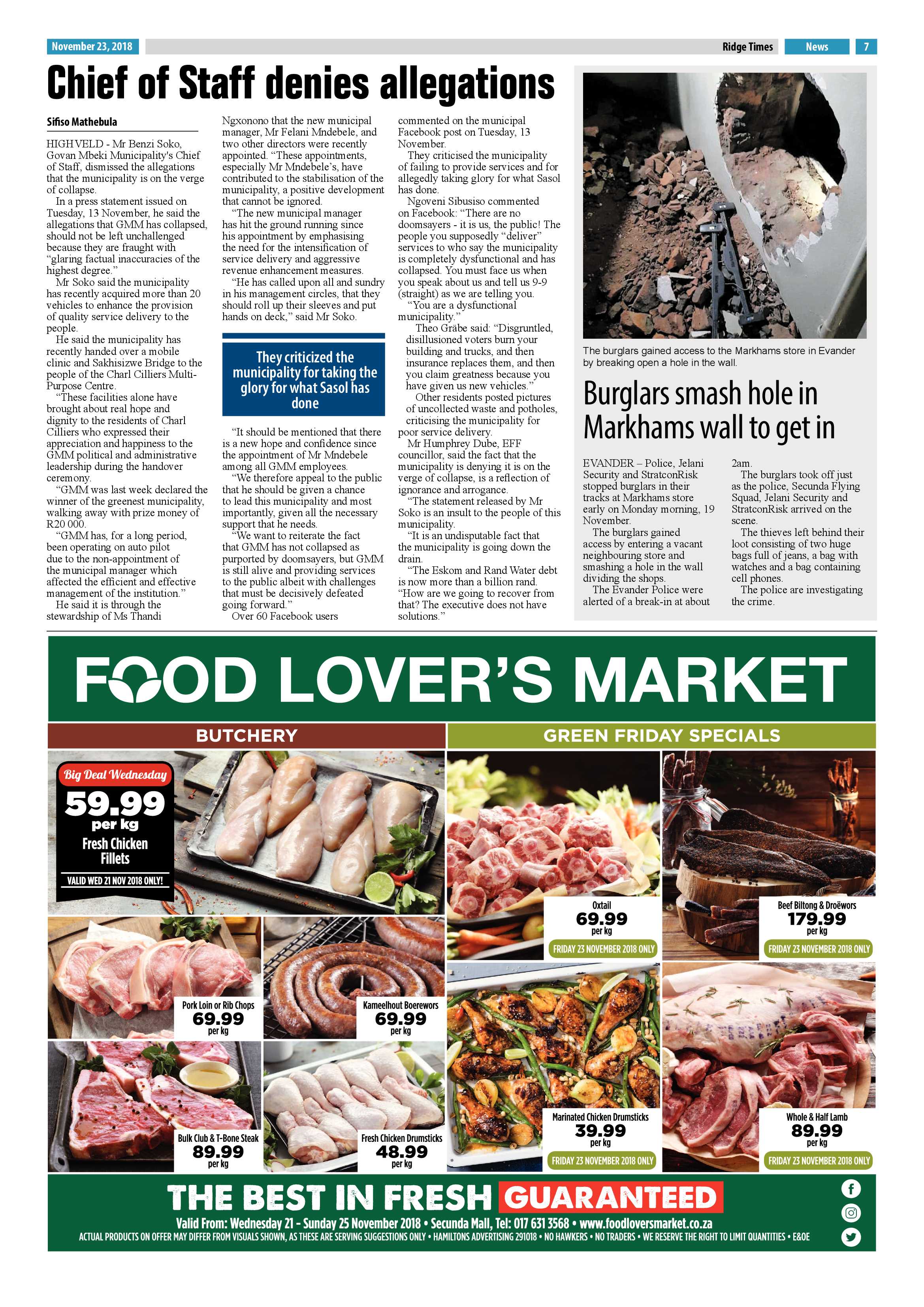 Ridge Times 23 November 2018 page 9