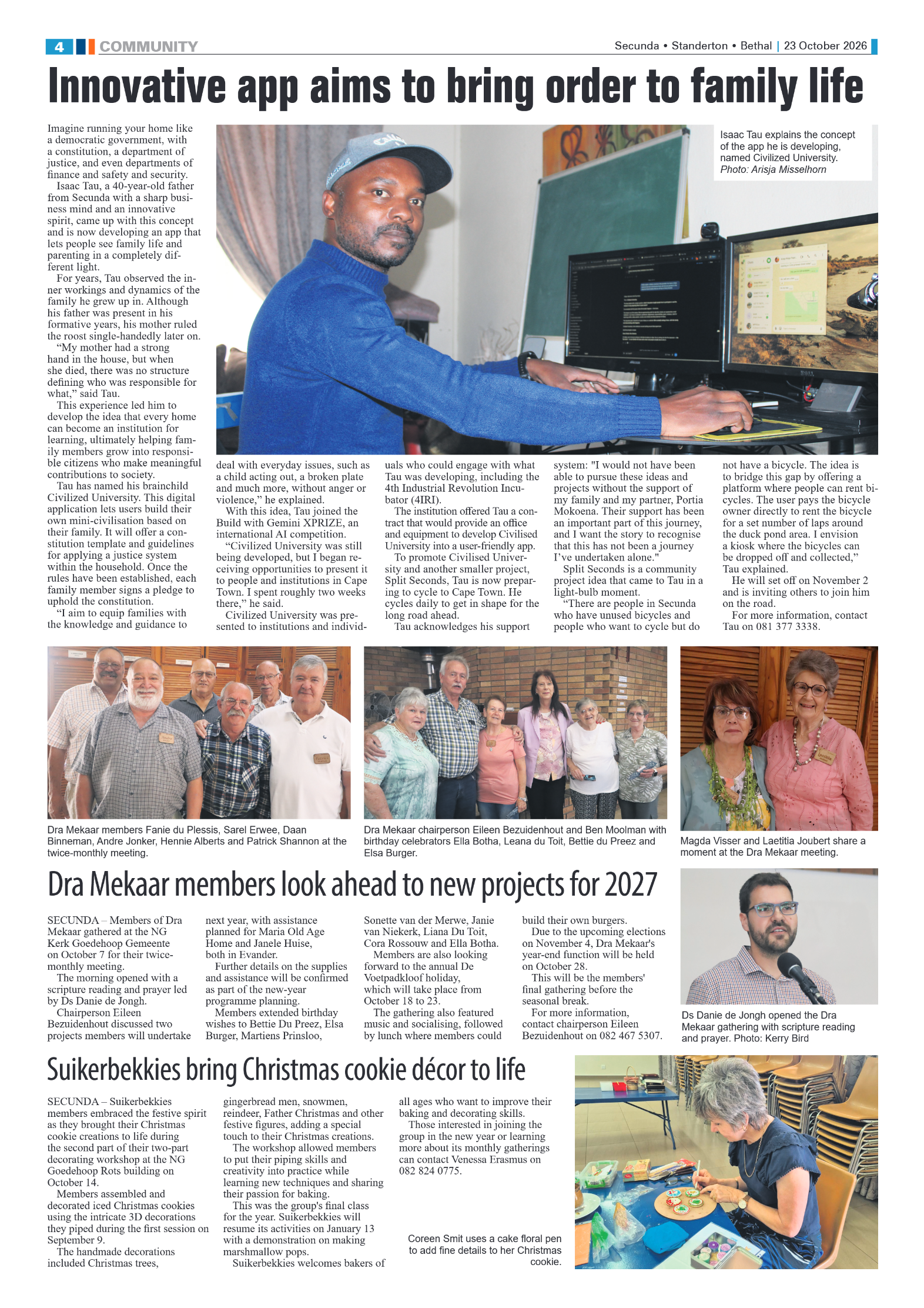Ridge Times 23 October 2026 page 4