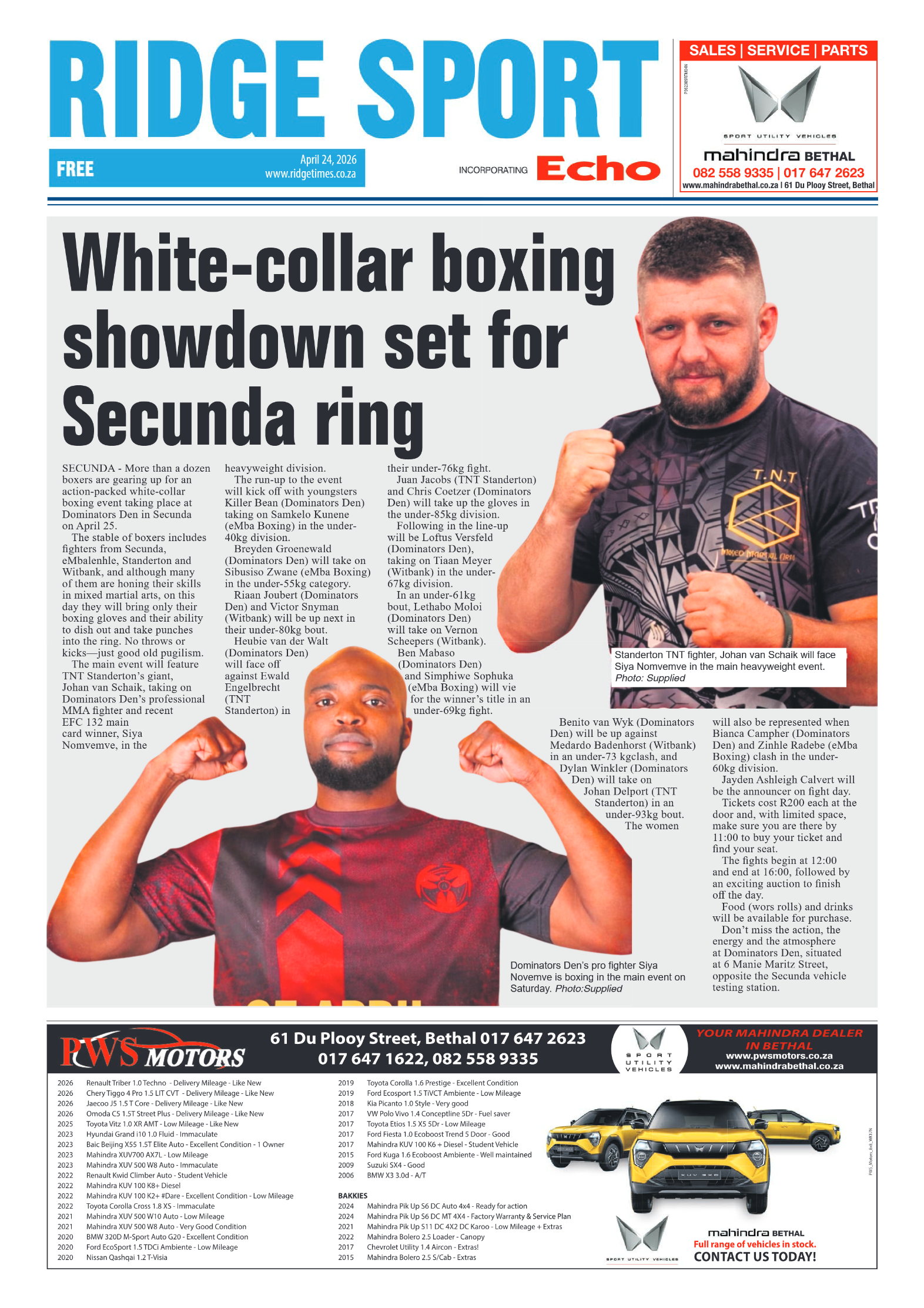 Ridge Times 24 April 2026 page 12