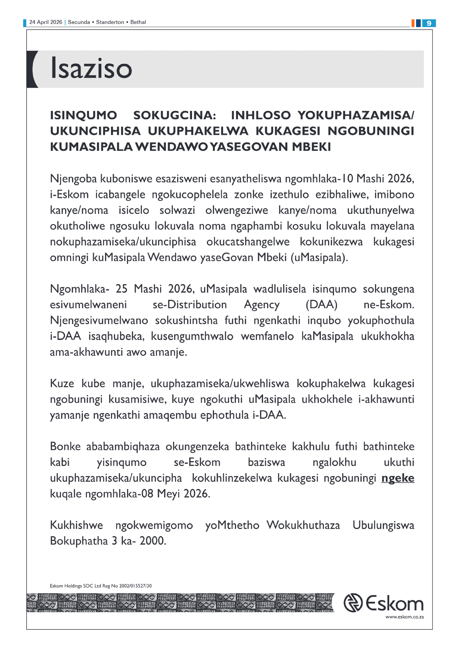 Ridge Times 24 April 2026 page 9