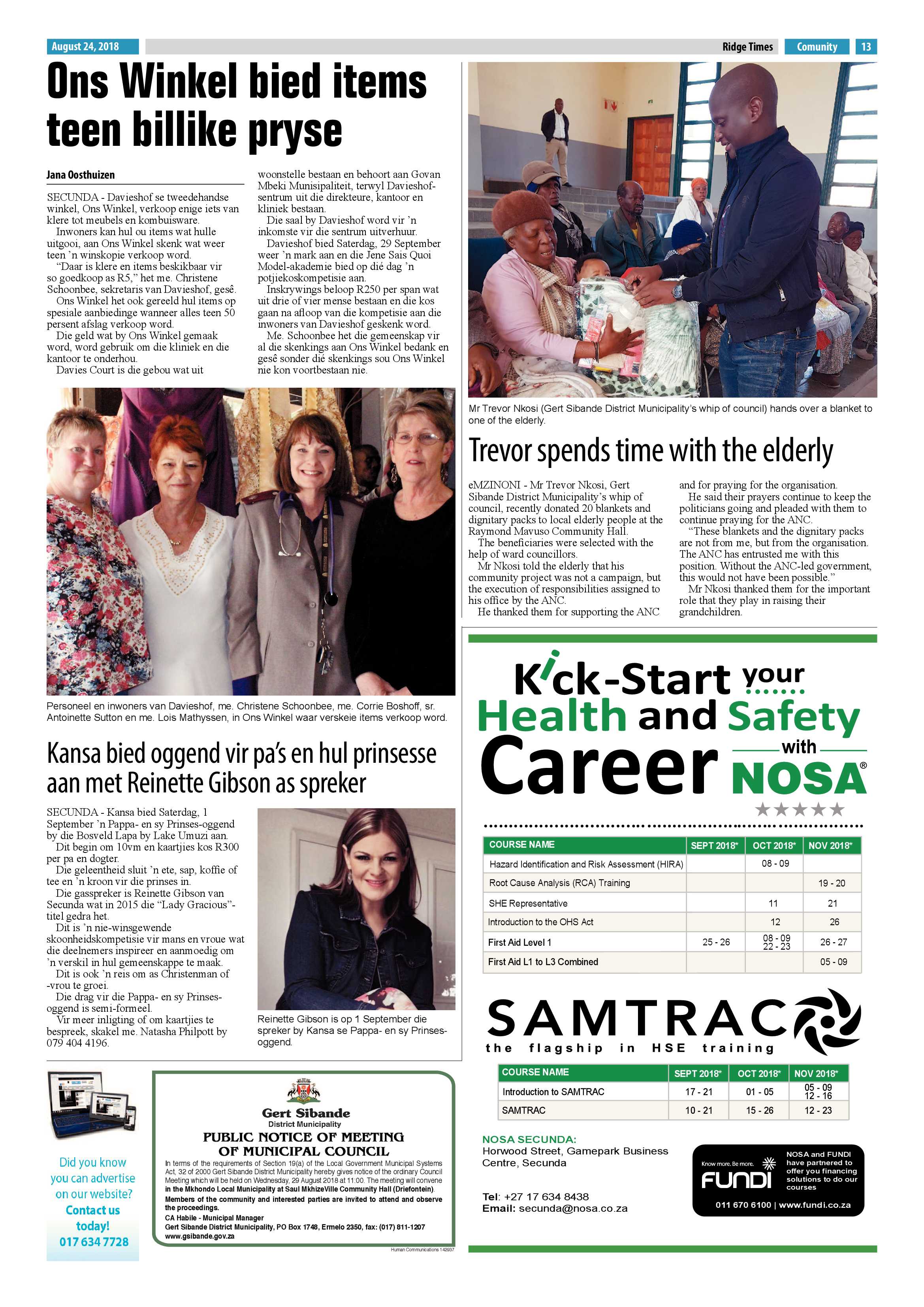 Ridge Times 24 August 2018 page 15