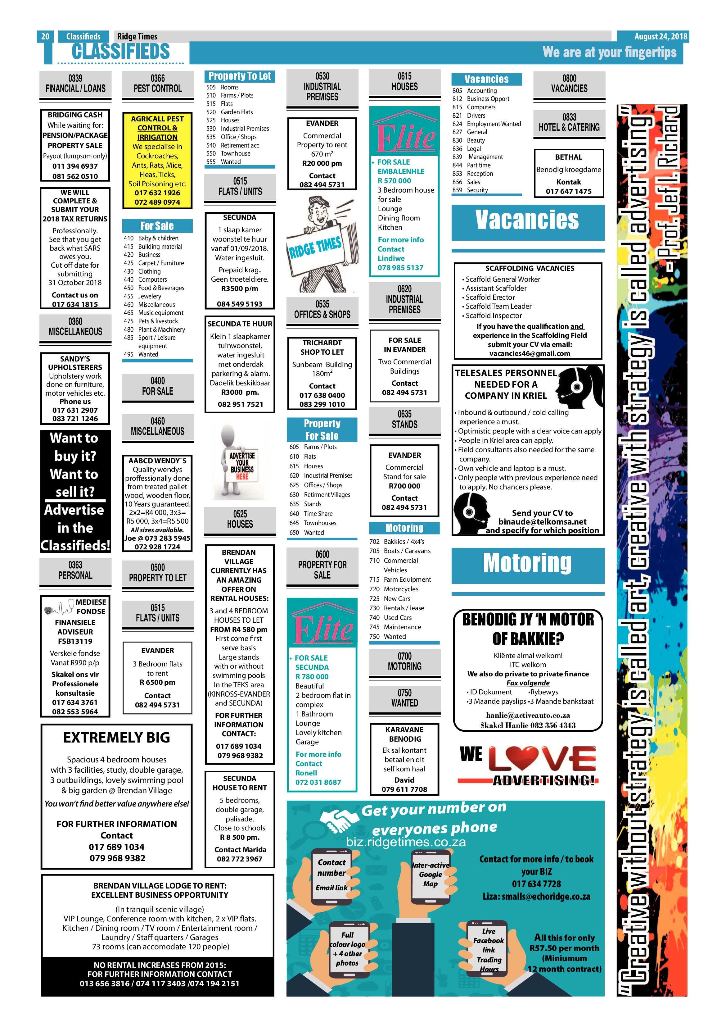 Ridge Times 24 August 2018 page 22
