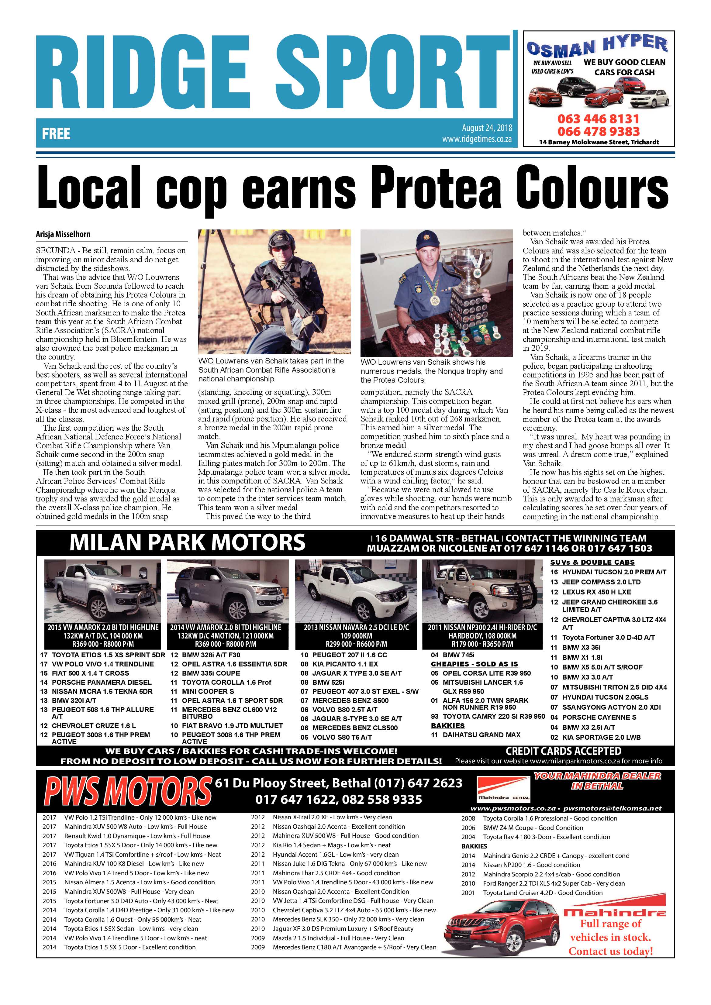 Ridge Times 24 August 2018 page 26