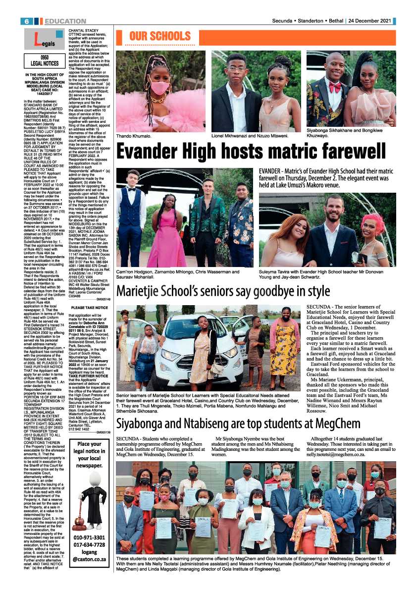 Ridge Times 24 December 2021 page 6