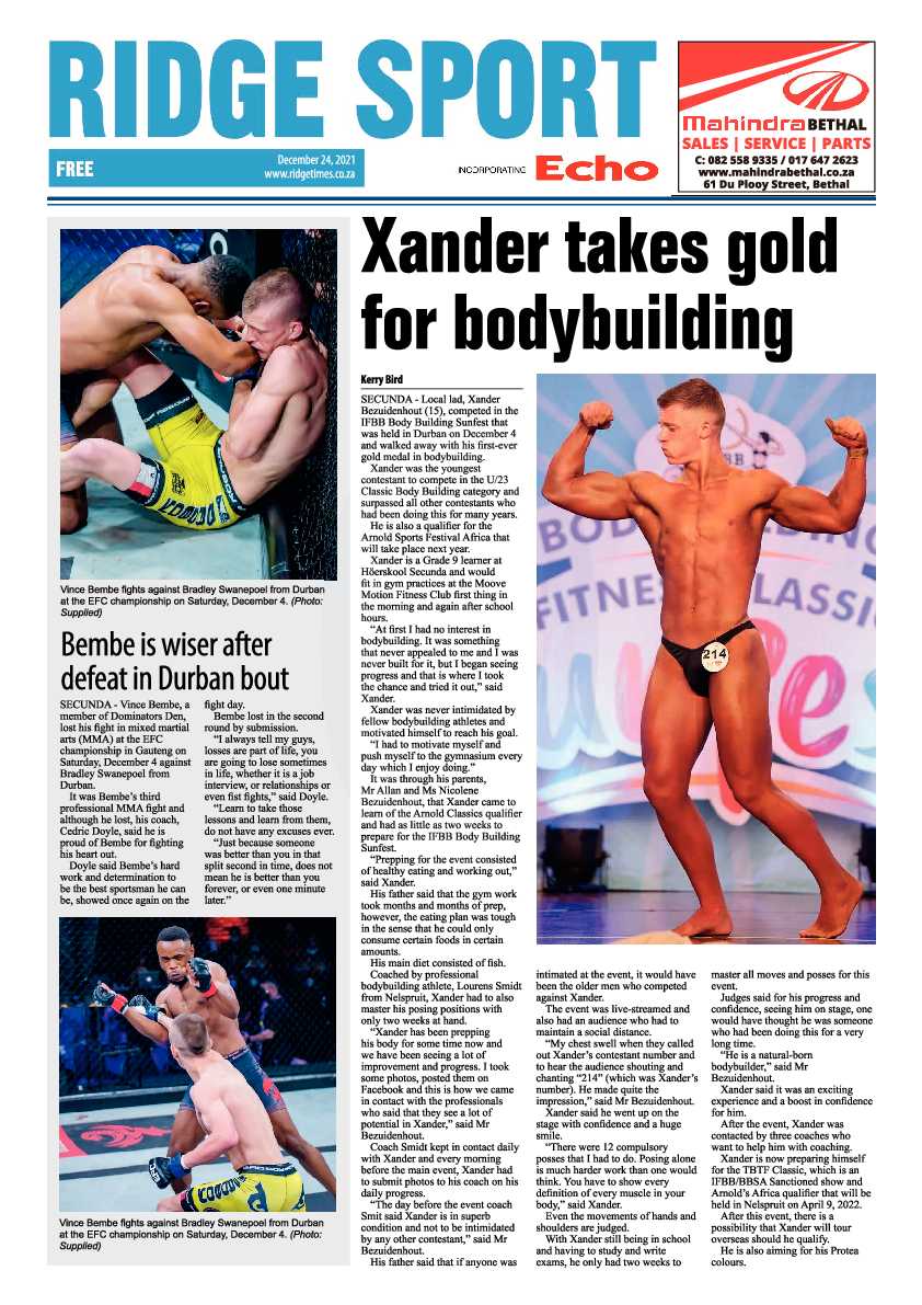 Ridge Times 24 December 2021 page 8