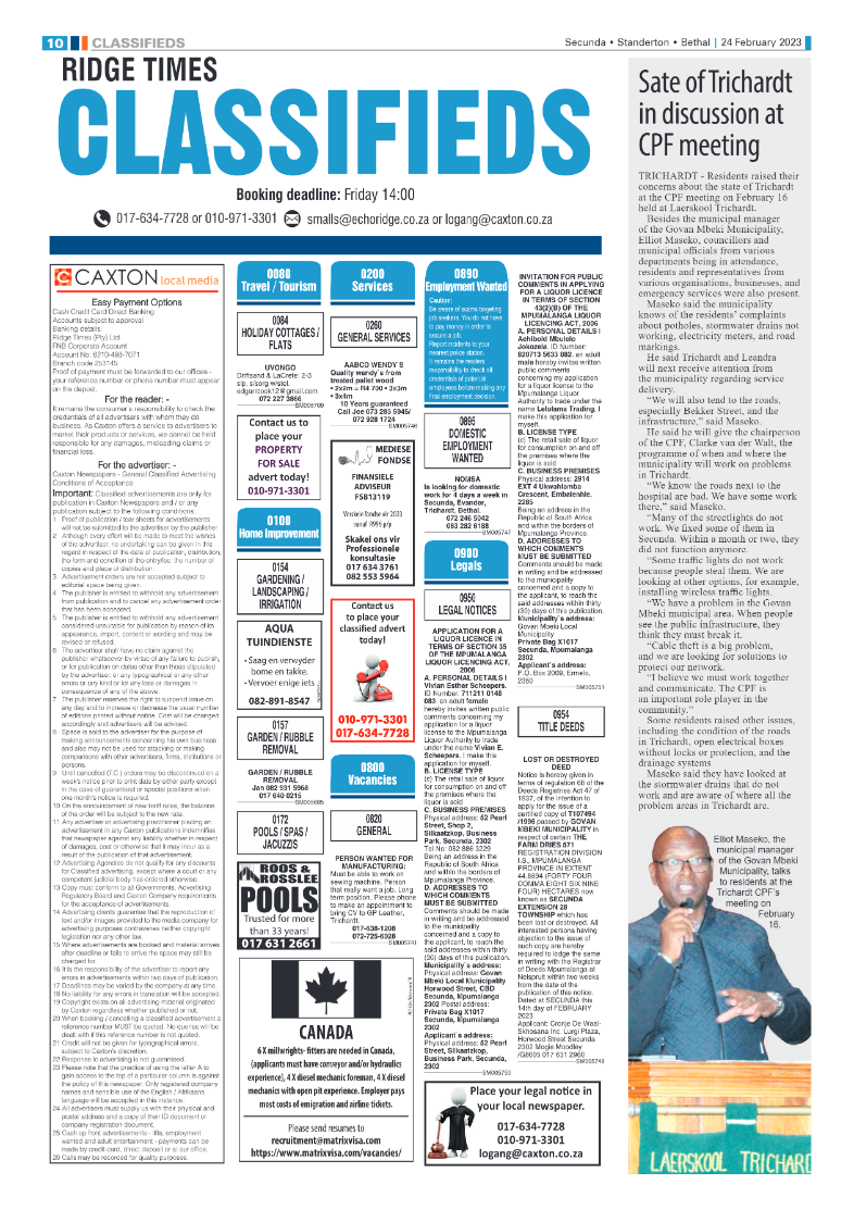 Ridge Times 24 February 2023 page 10