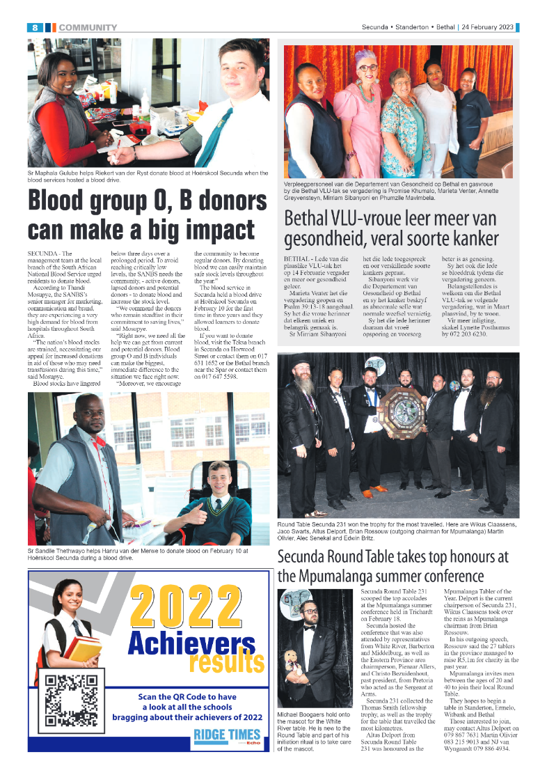 Ridge Times 24 February 2023 page 8