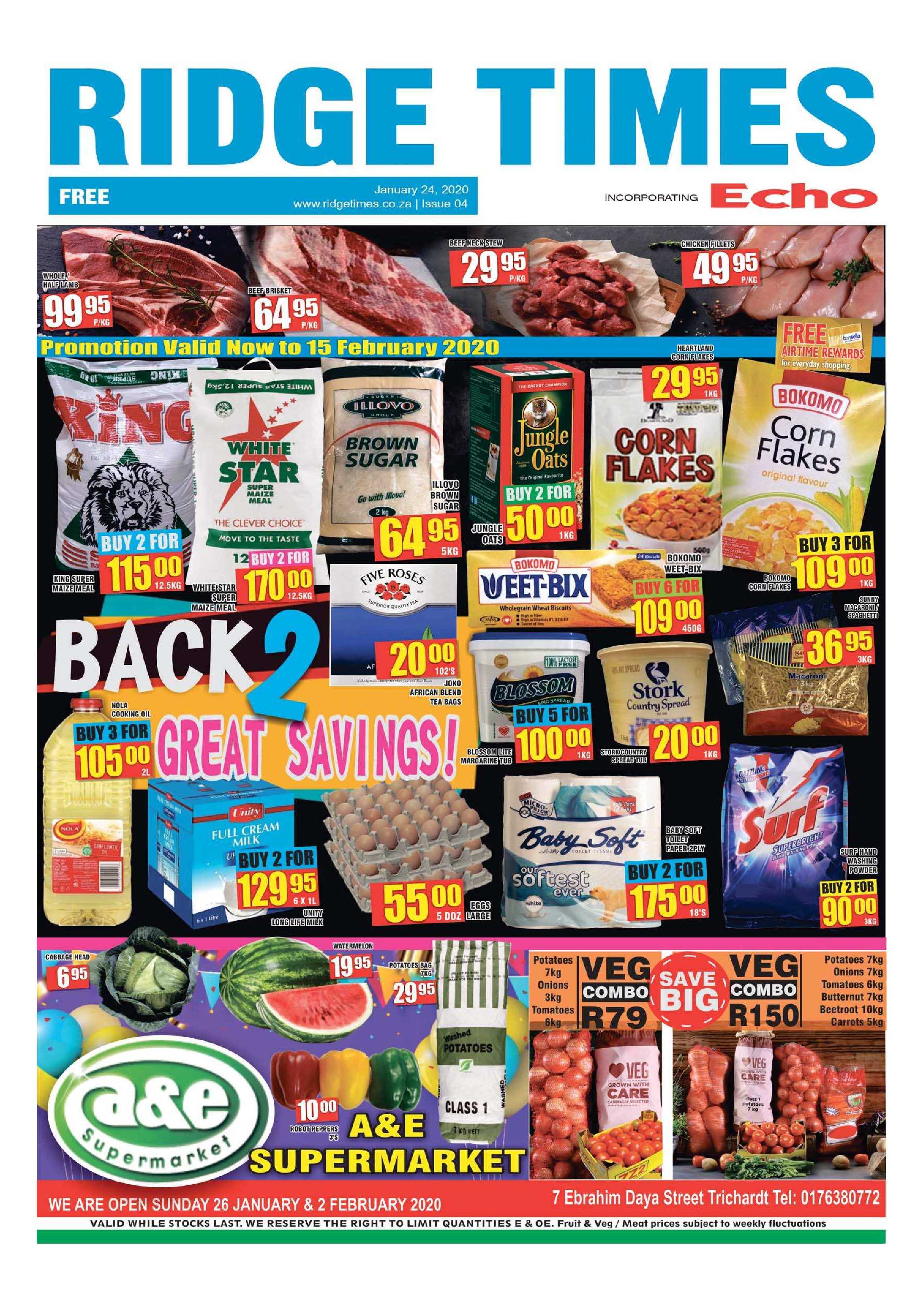 Ridge Times 24 January 2020 page 1