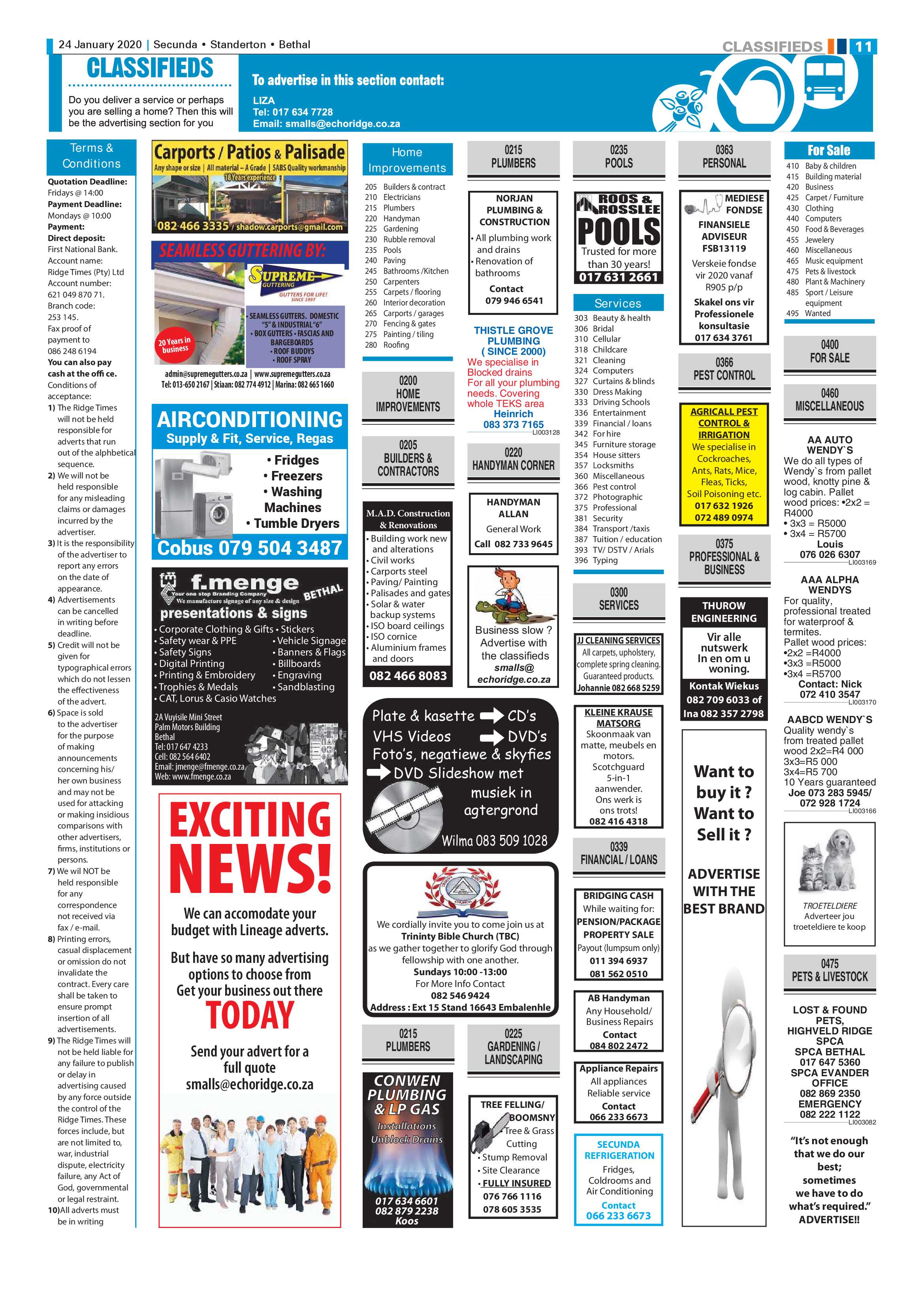 Ridge Times 24 January 2020 page 13