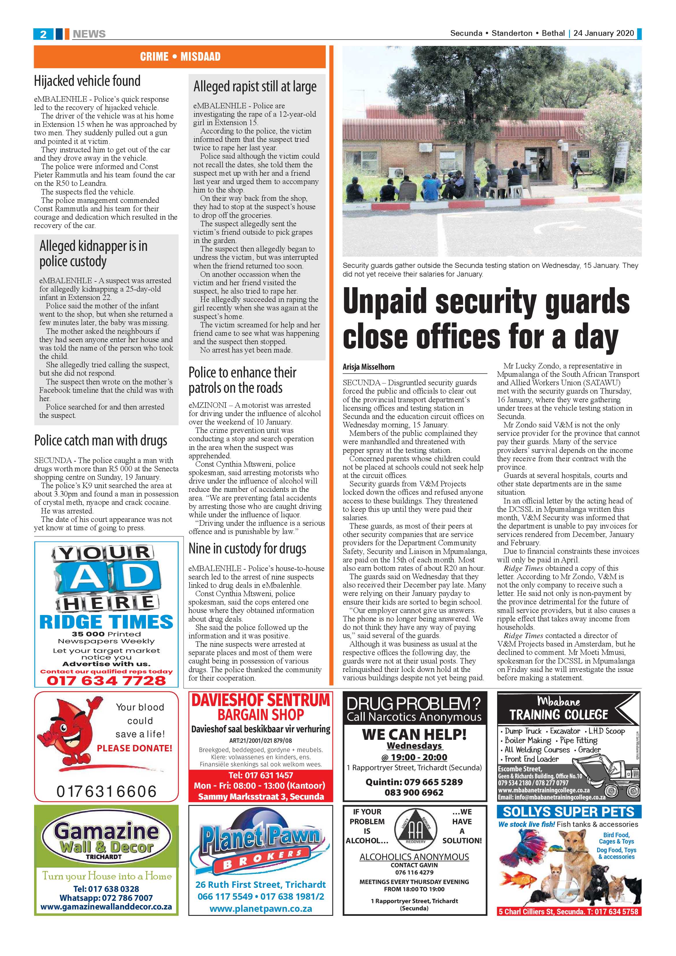 Ridge Times 24 January 2020 page 4