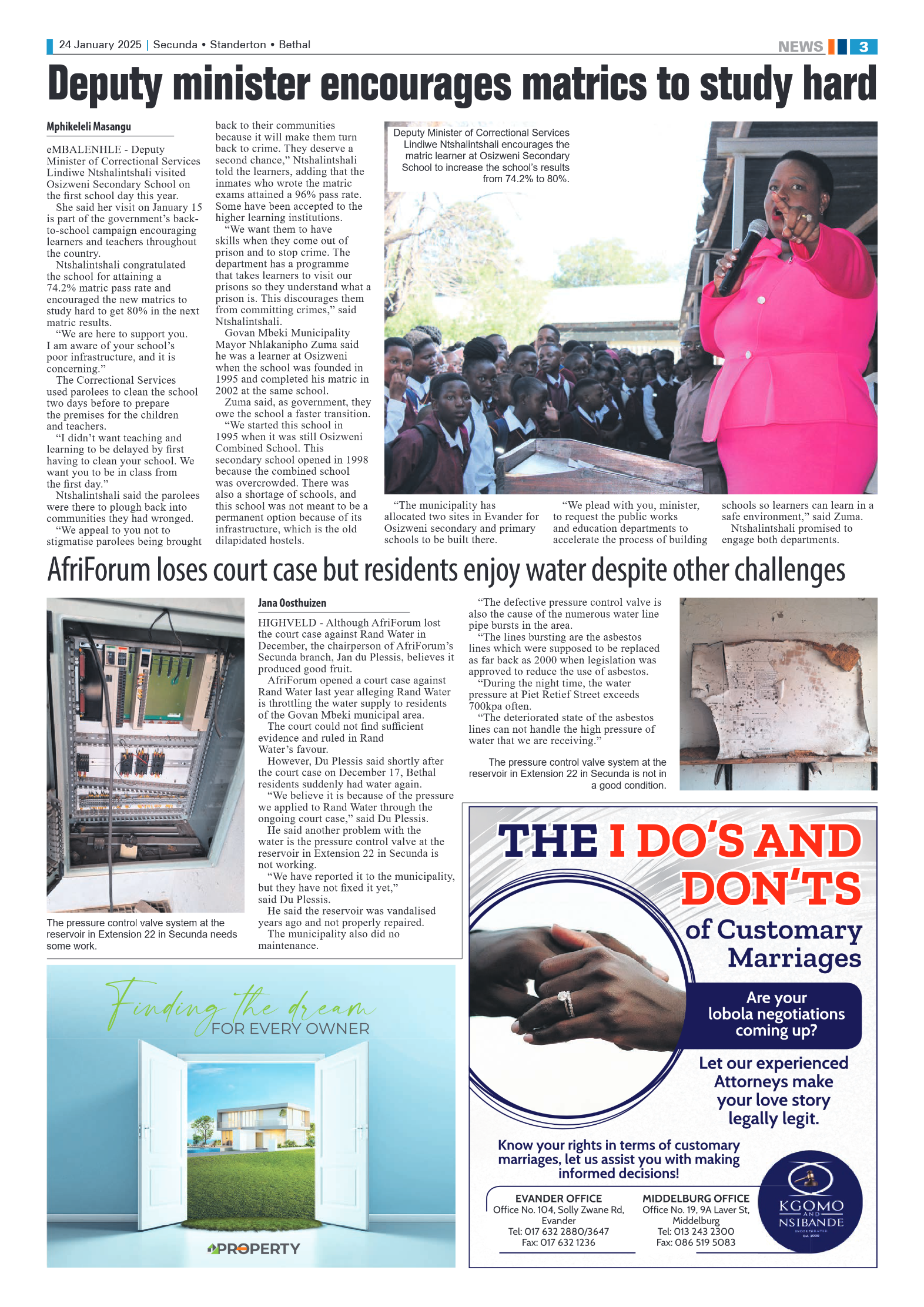 Ridge Times 24 January 2025 page 3