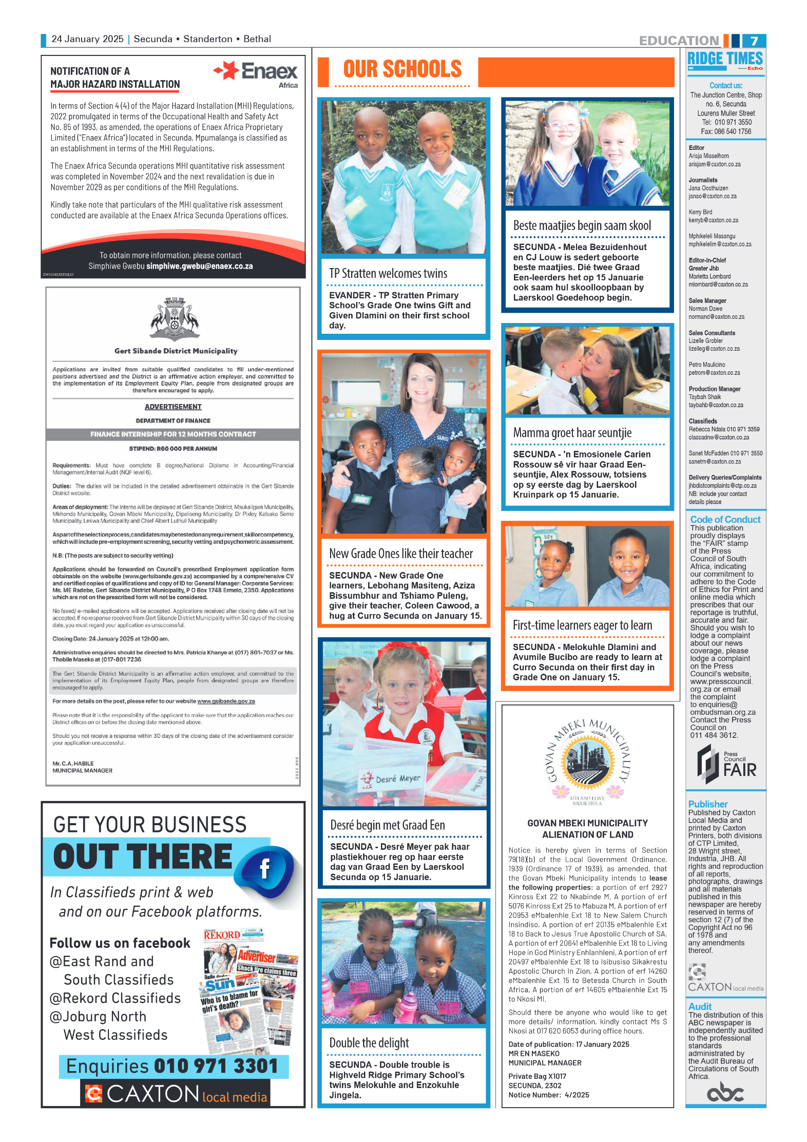 Ridge Times 24 January 2025 page 7