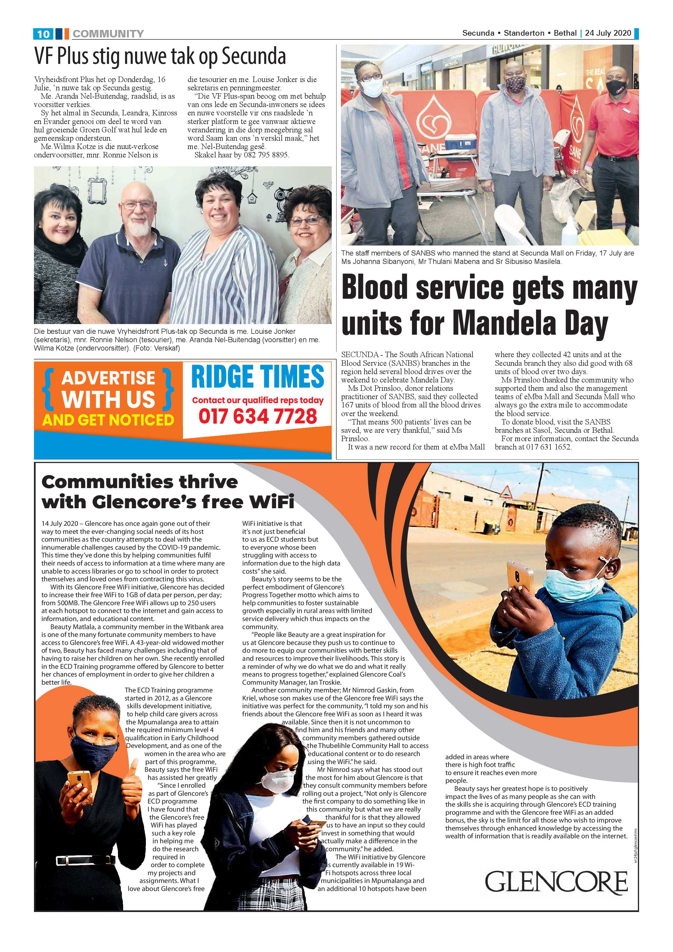 Ridge Times 24 July 2020 page 10