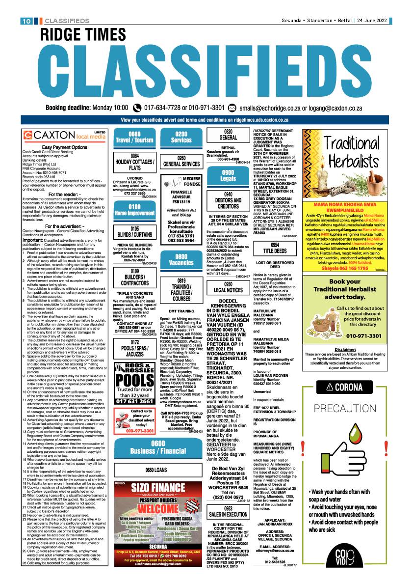 Ridge Times 24 June 2022 page 12