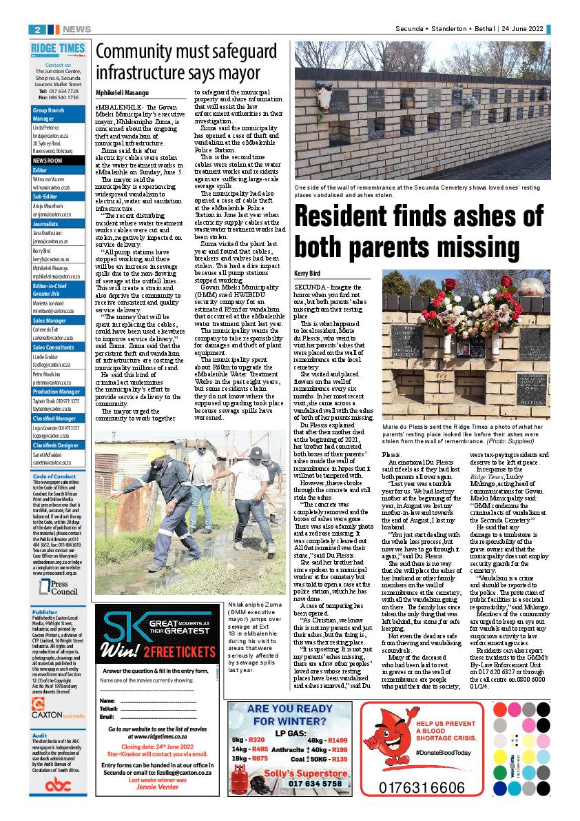Ridge Times 24 June 2022 page 4