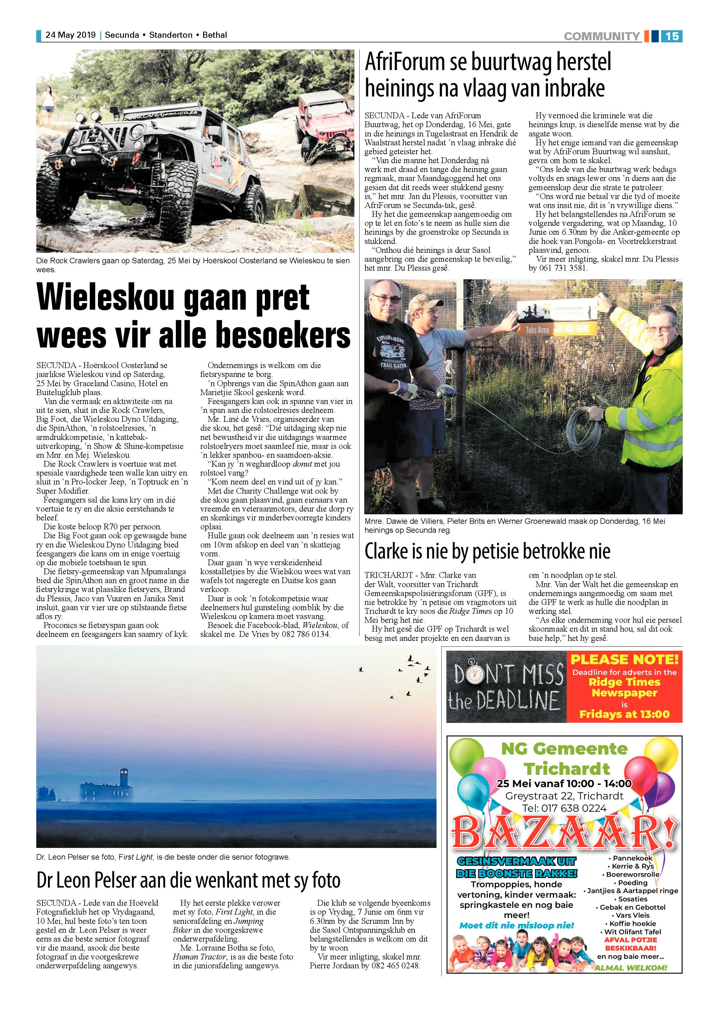 Ridge Times 24 May 2019 page 17