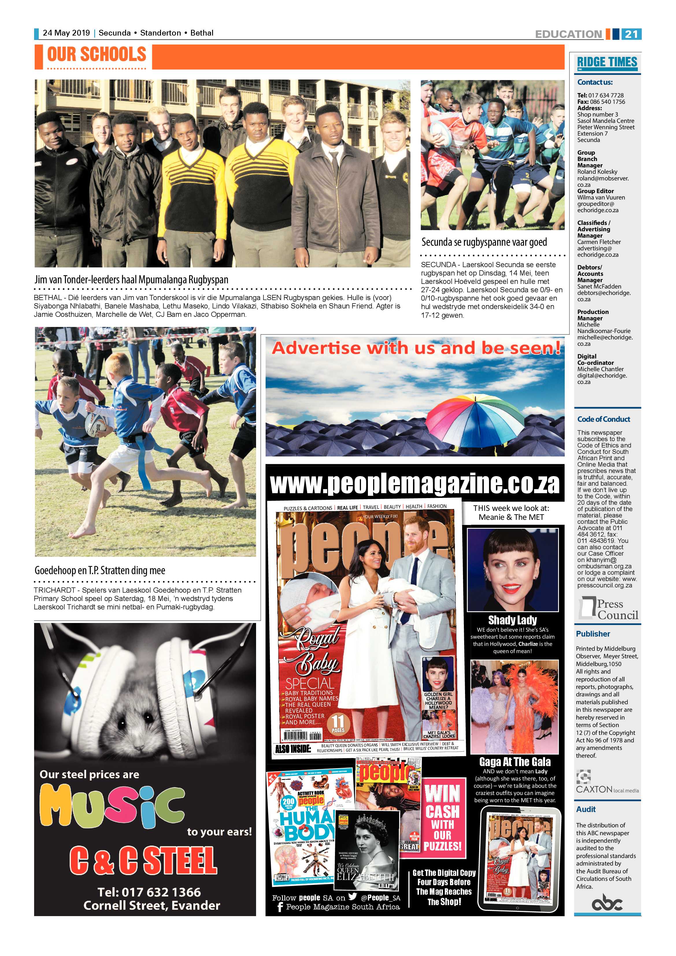 Ridge Times 24 May 2019 page 23