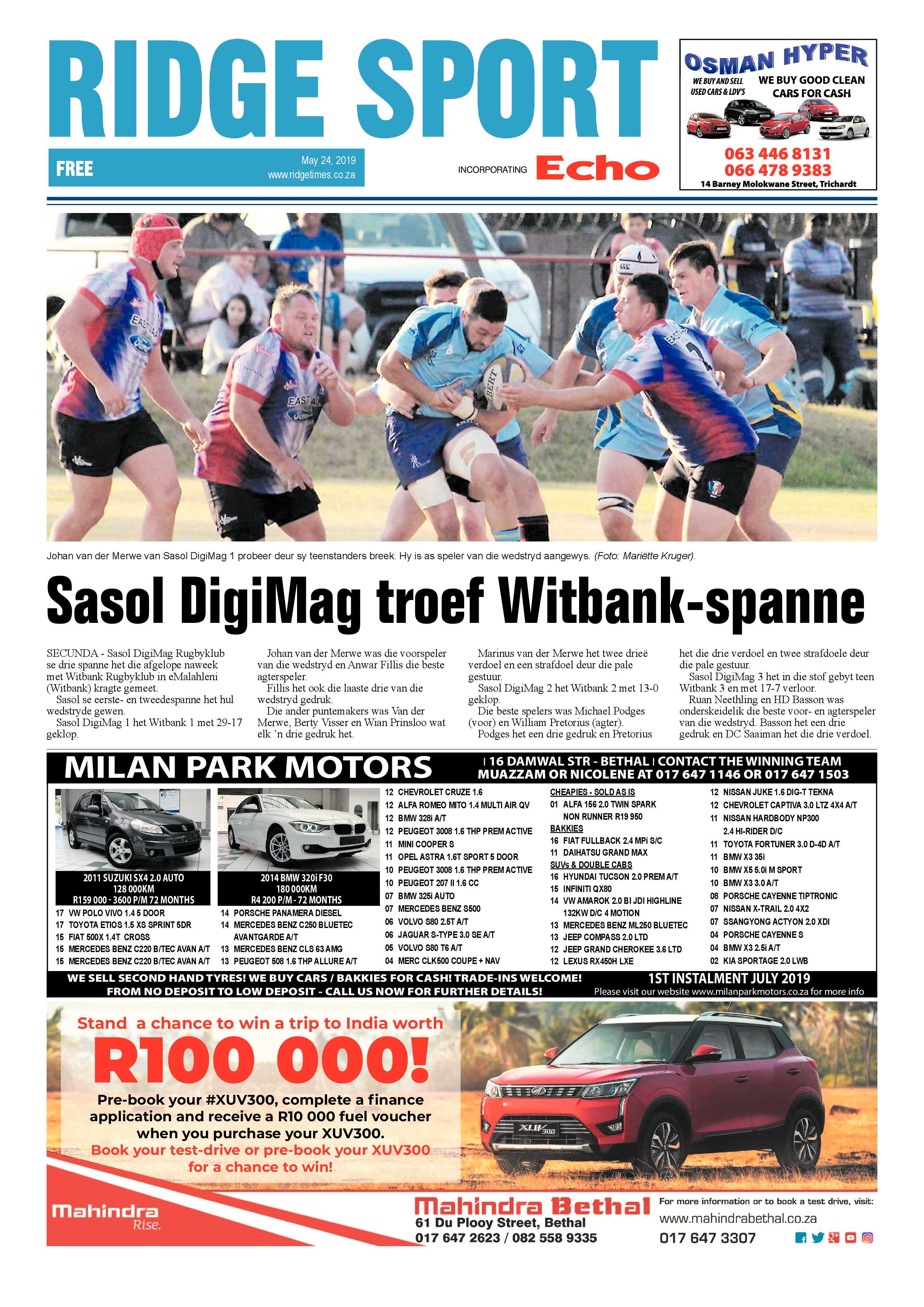 Ridge Times 24 May 2019 page 26