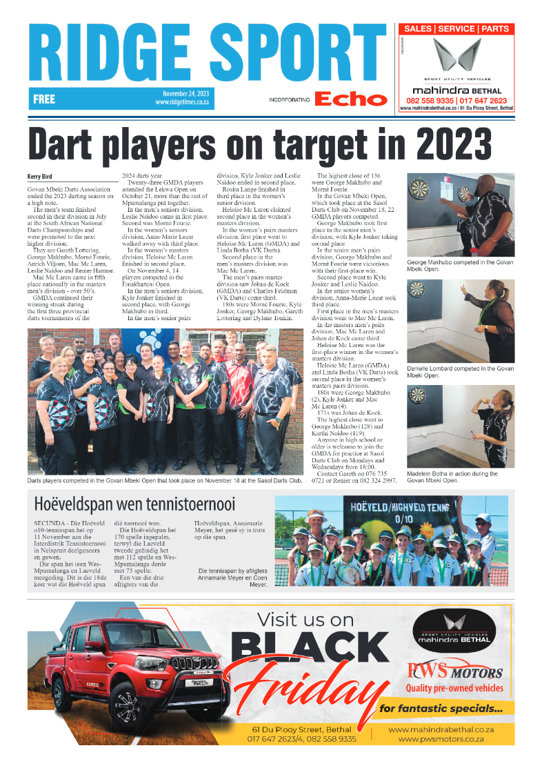 Ridge Times 24 November 2023 page 18