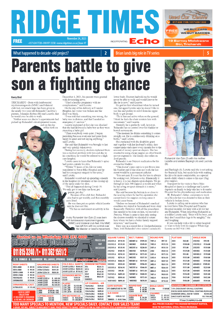 Ridge Times 24 November 2023 page 3
