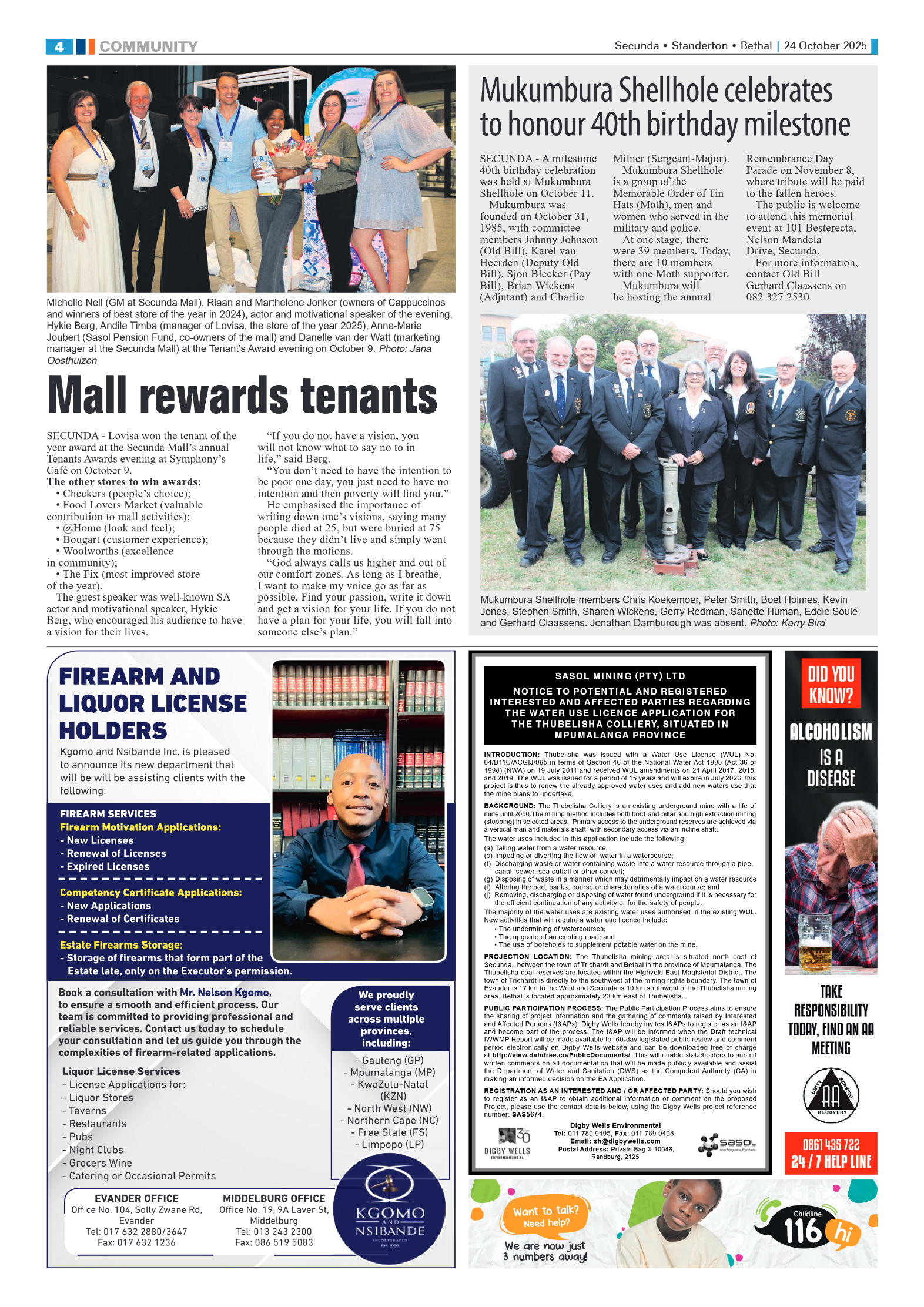 Ridge Times 24 October 2025 page 4
