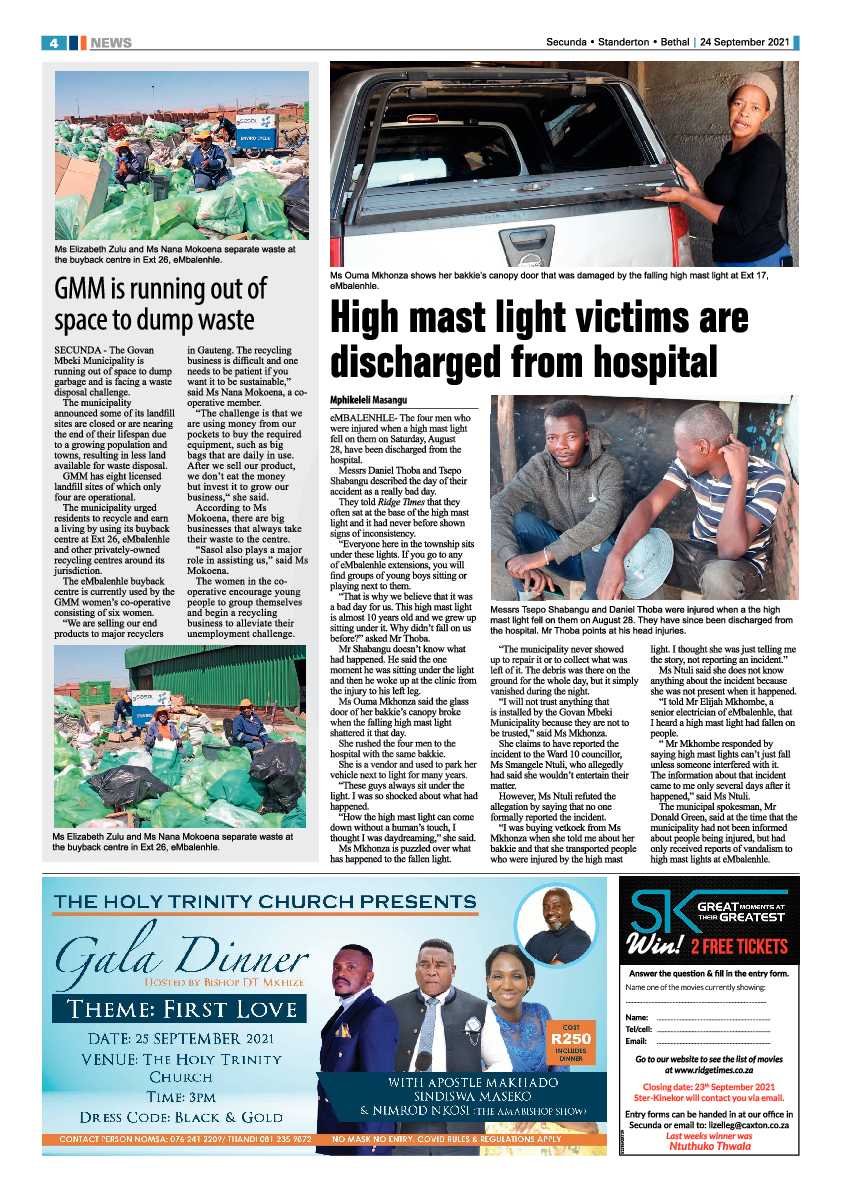 Ridge Times 24 September 2021 page 6