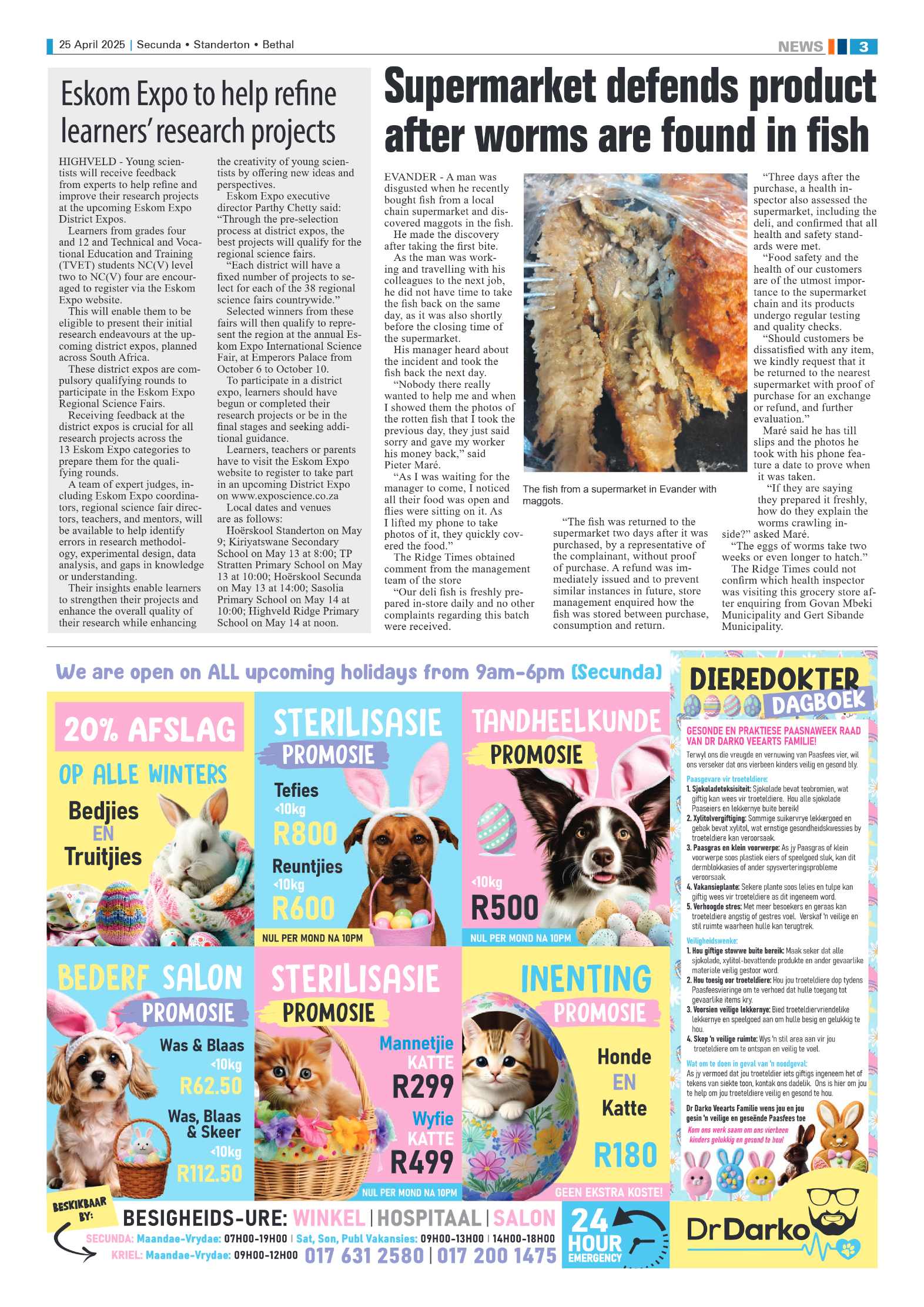 Ridge Times 25 April 2025 page 3