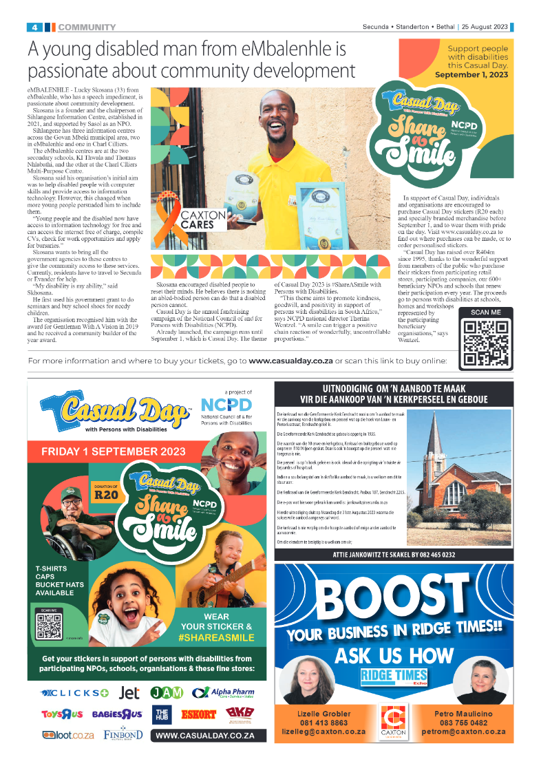 Ridge Times 25 August 2023 page 4