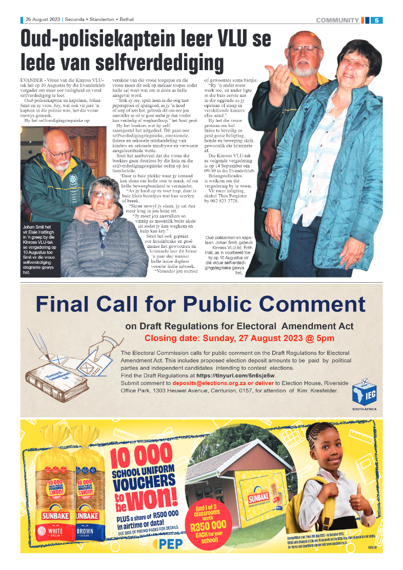 Ridge Times 25 August 2023 page 5