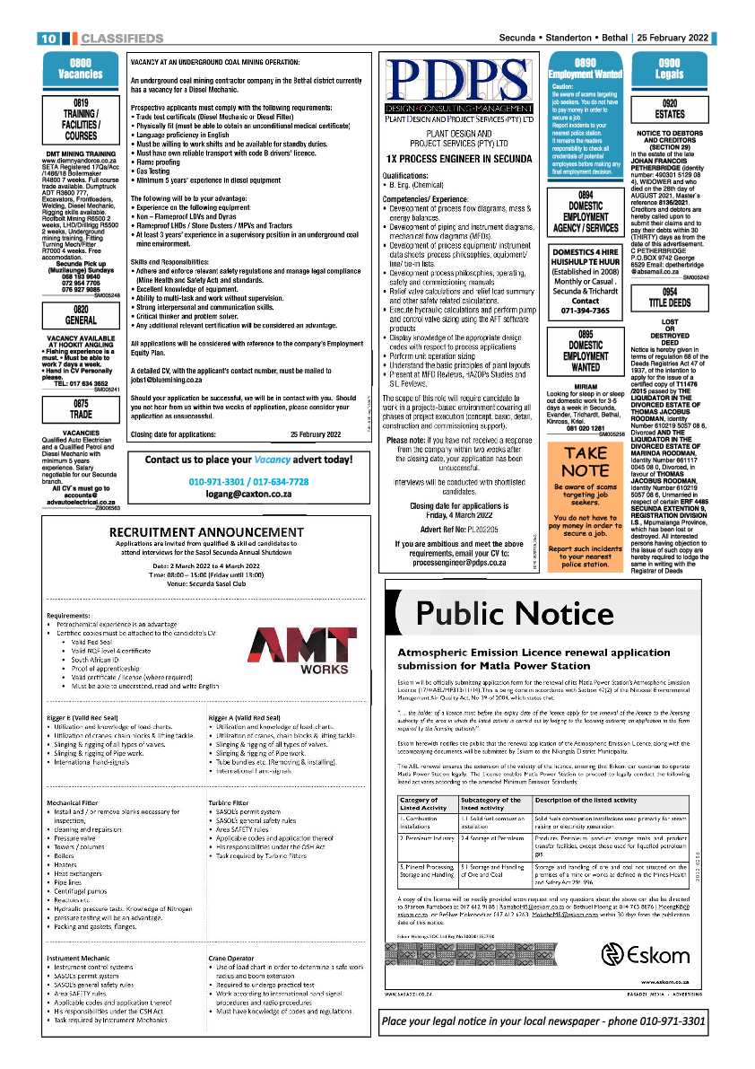 Ridge Times 25 February 2022 page 12