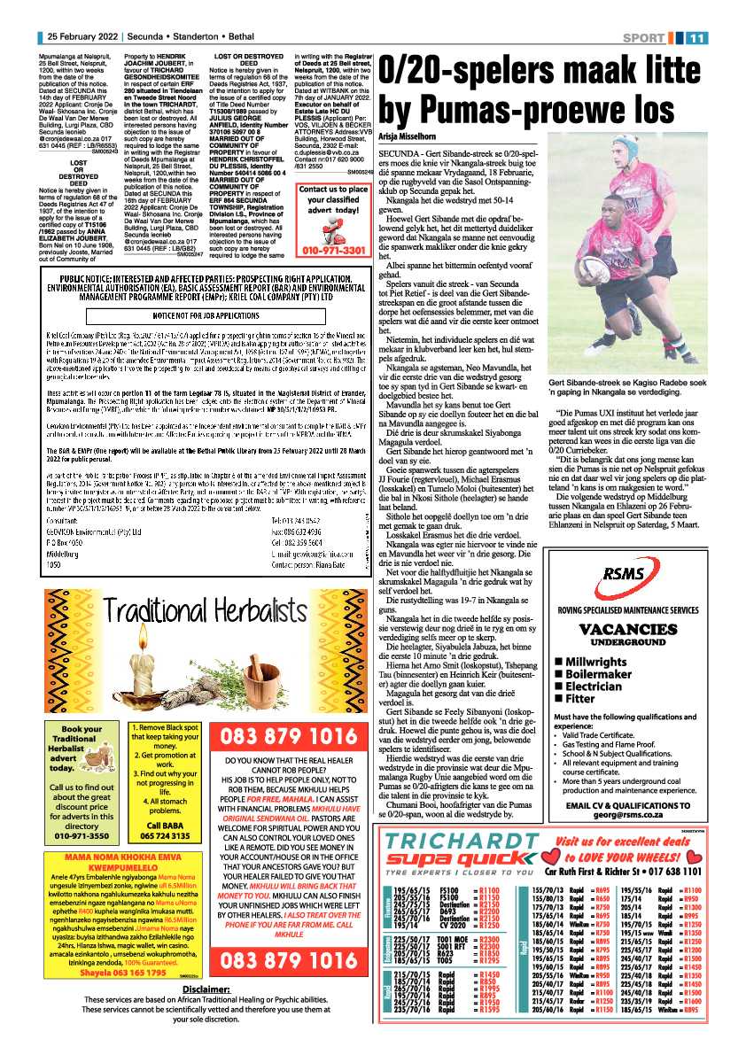 Ridge Times 25 February 2022 page 13