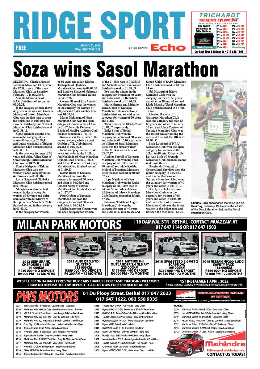 Ridge Times 25 February 2022 page 14