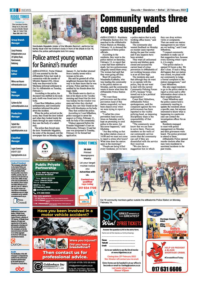 Ridge Times 25 February 2022 page 4