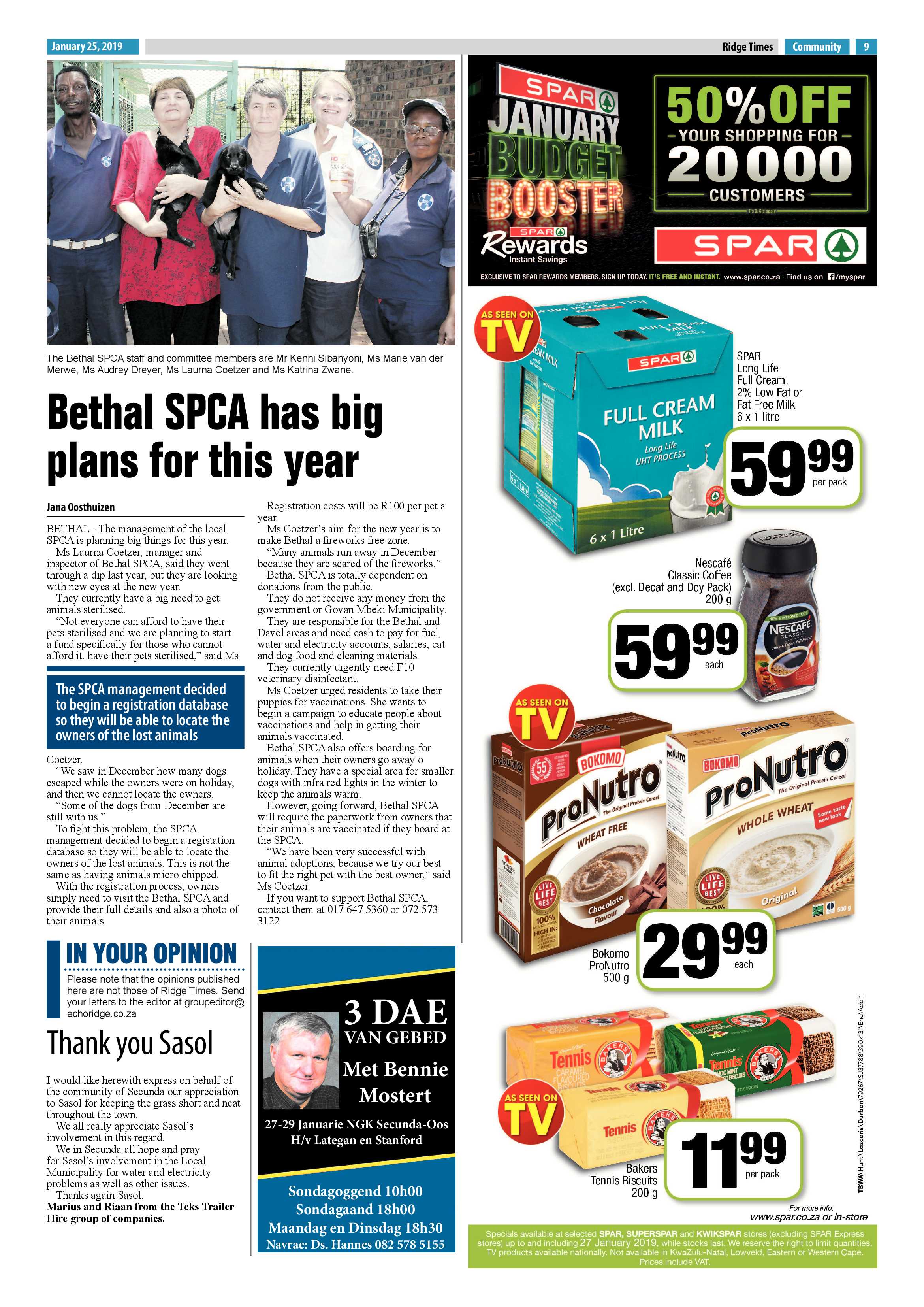 Ridge Times 25 January 2019 page 11