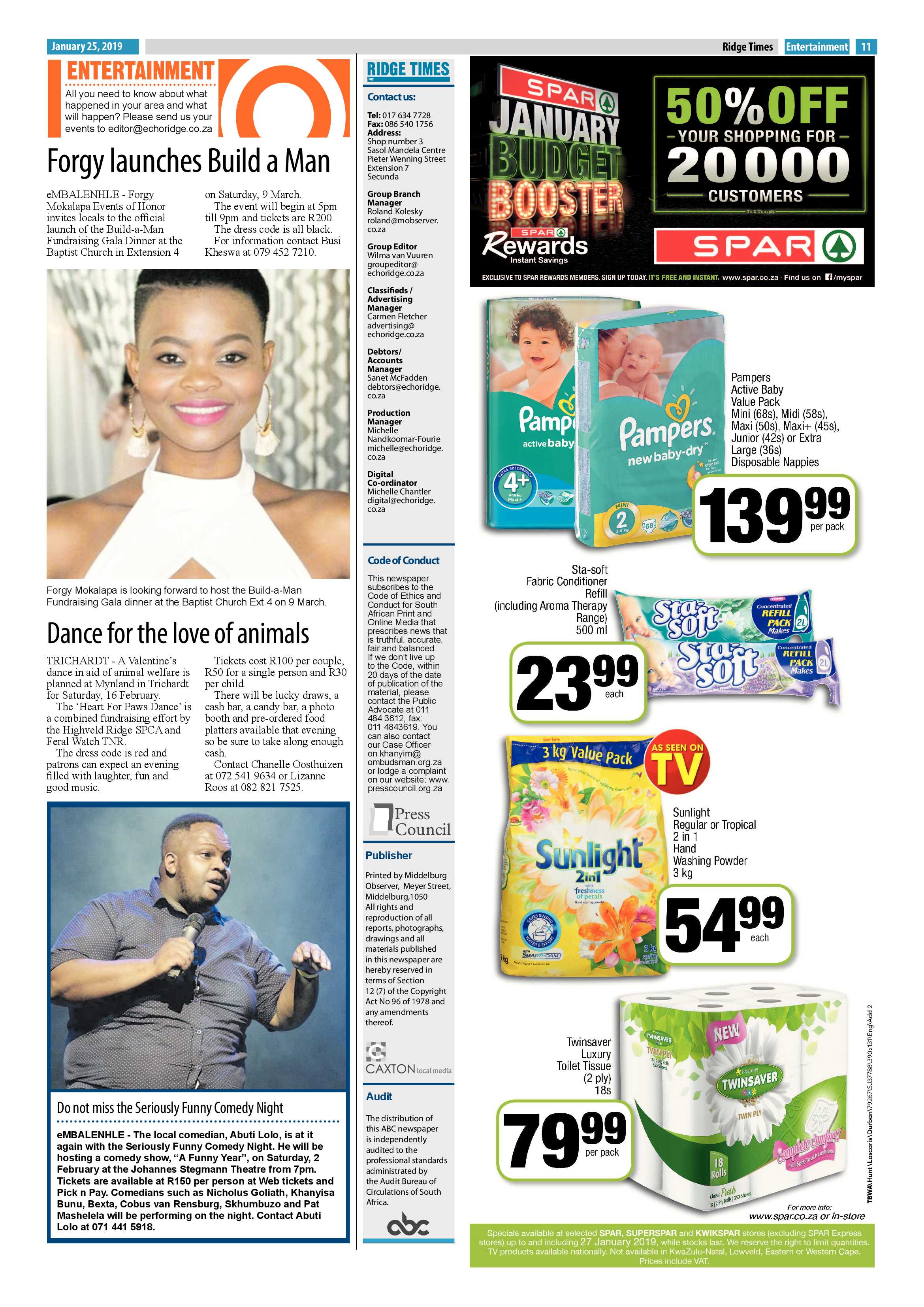 Ridge Times 25 January 2019 page 13