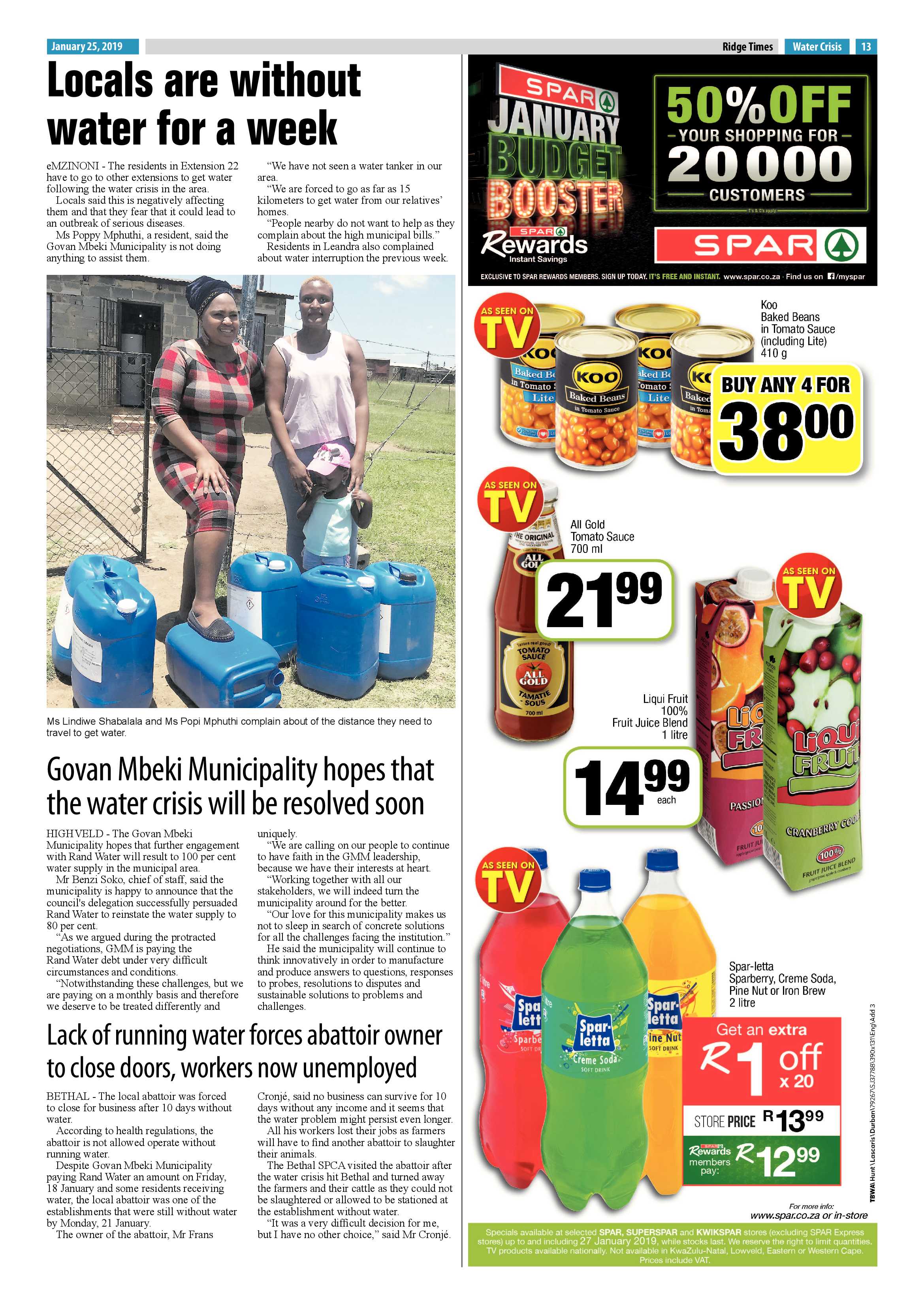 Ridge Times 25 January 2019 page 15