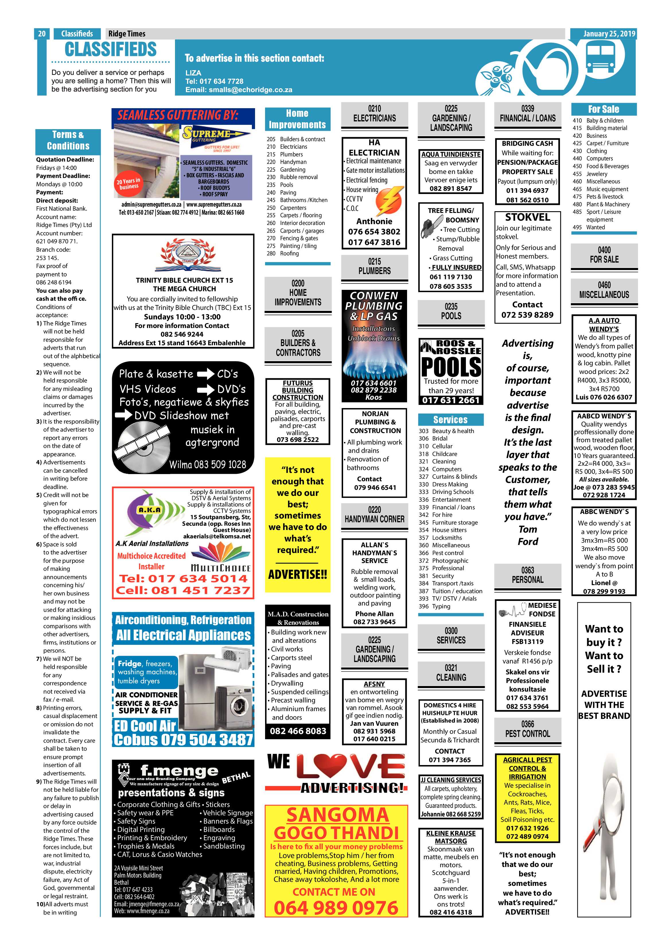 Ridge Times 25 January 2019 page 22