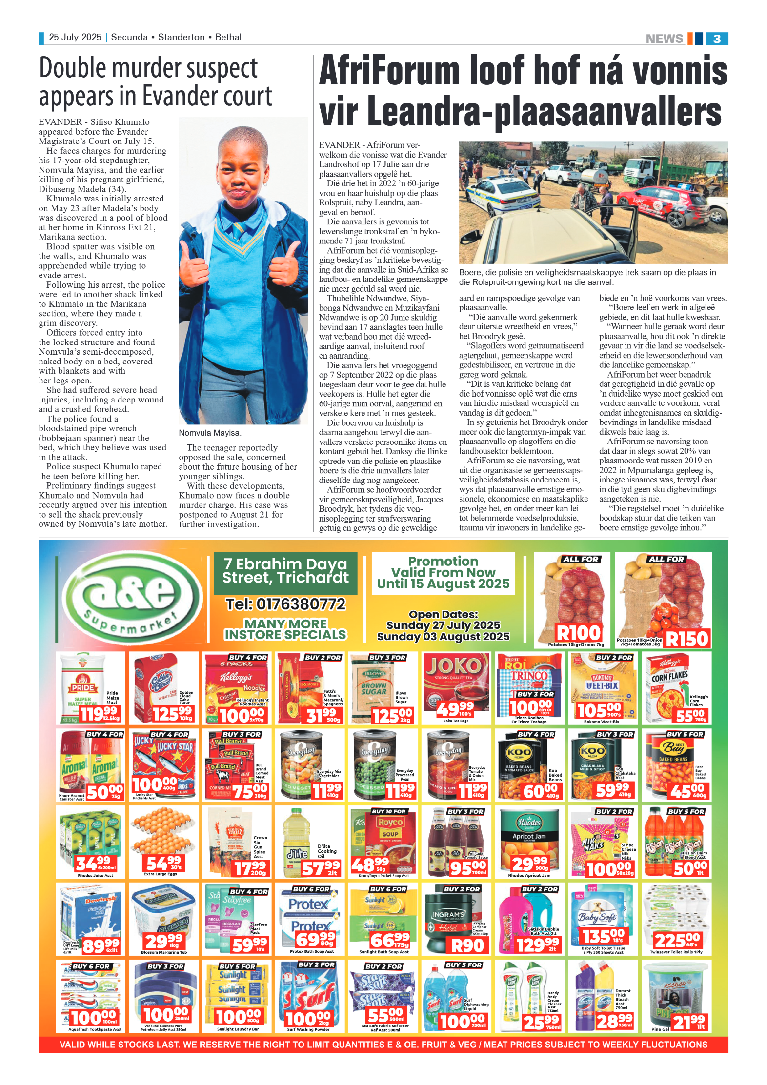 Ridge Times 25 July 2025 page 3