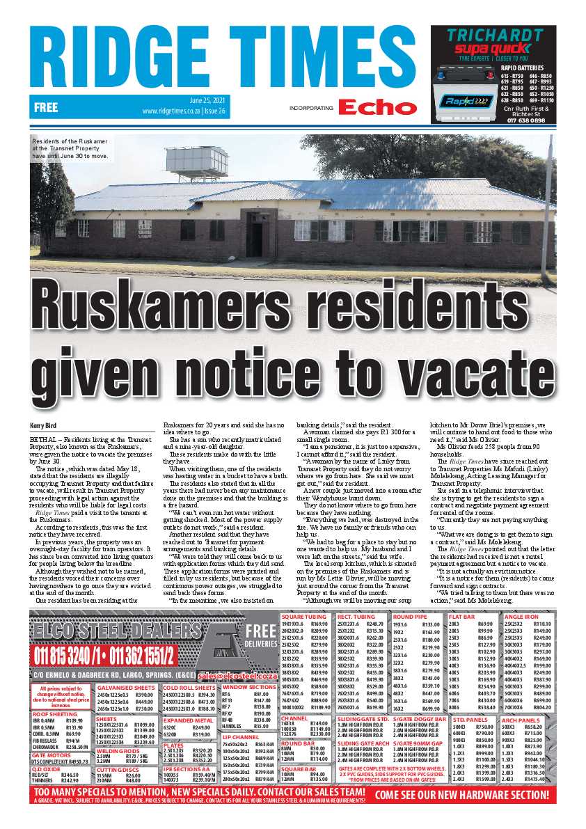 Ridge Times 25 June 2021 page 3