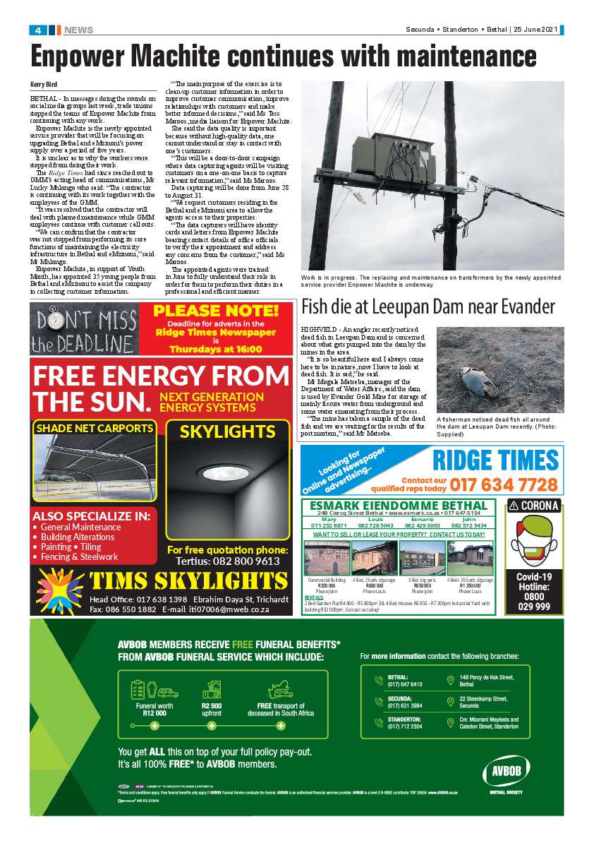 Ridge Times 25 June 2021 page 6