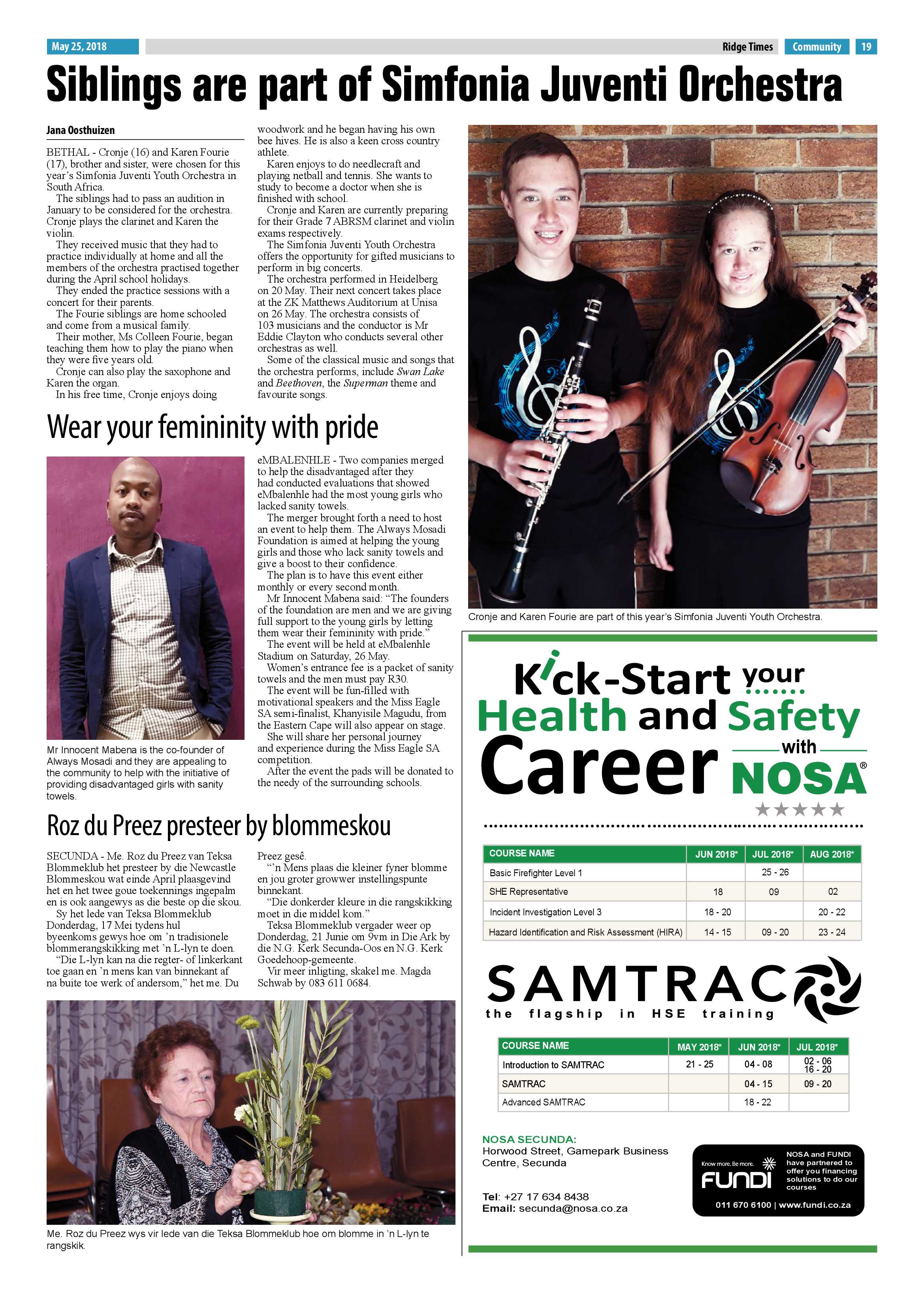 Ridge Times 25 May 2018 page 21