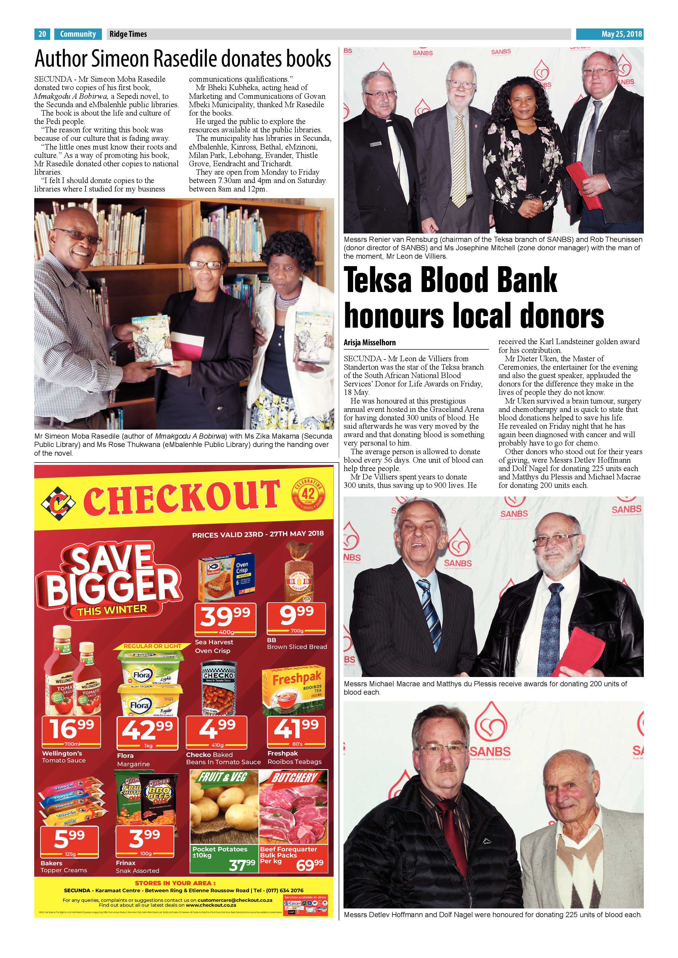 Ridge Times 25 May 2018 page 22