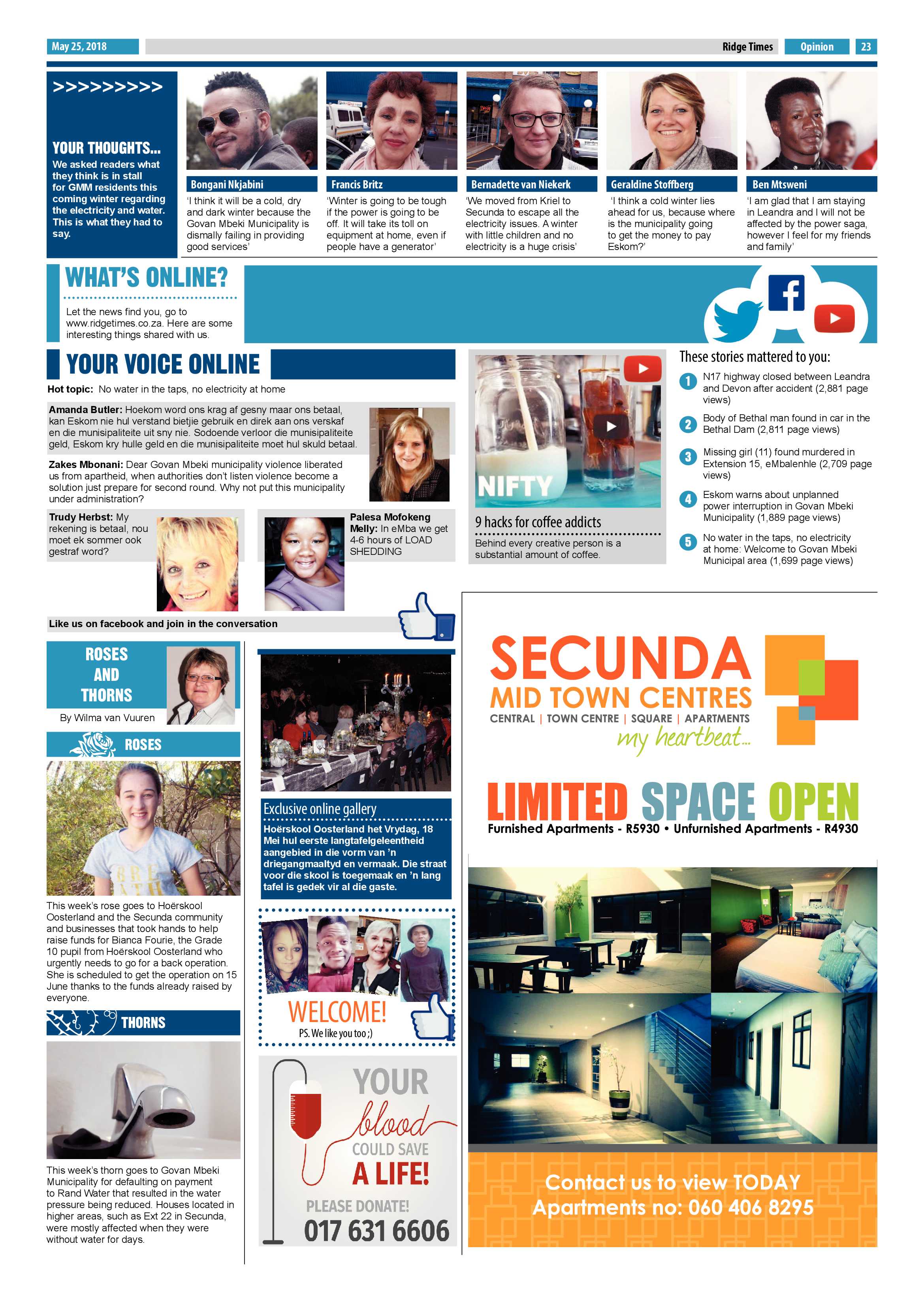 Ridge Times 25 May 2018 page 25
