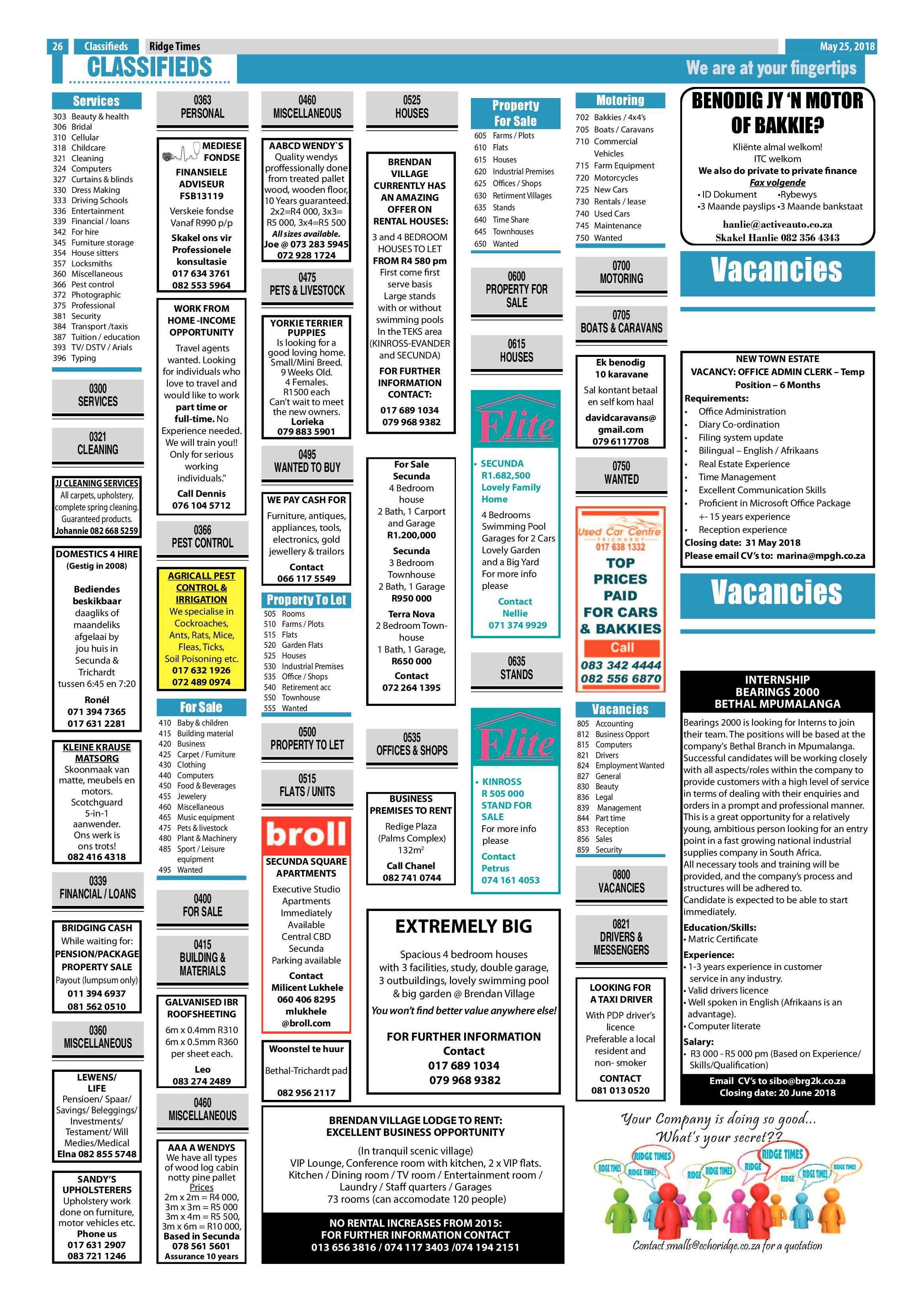 Ridge Times 25 May 2018 page 28