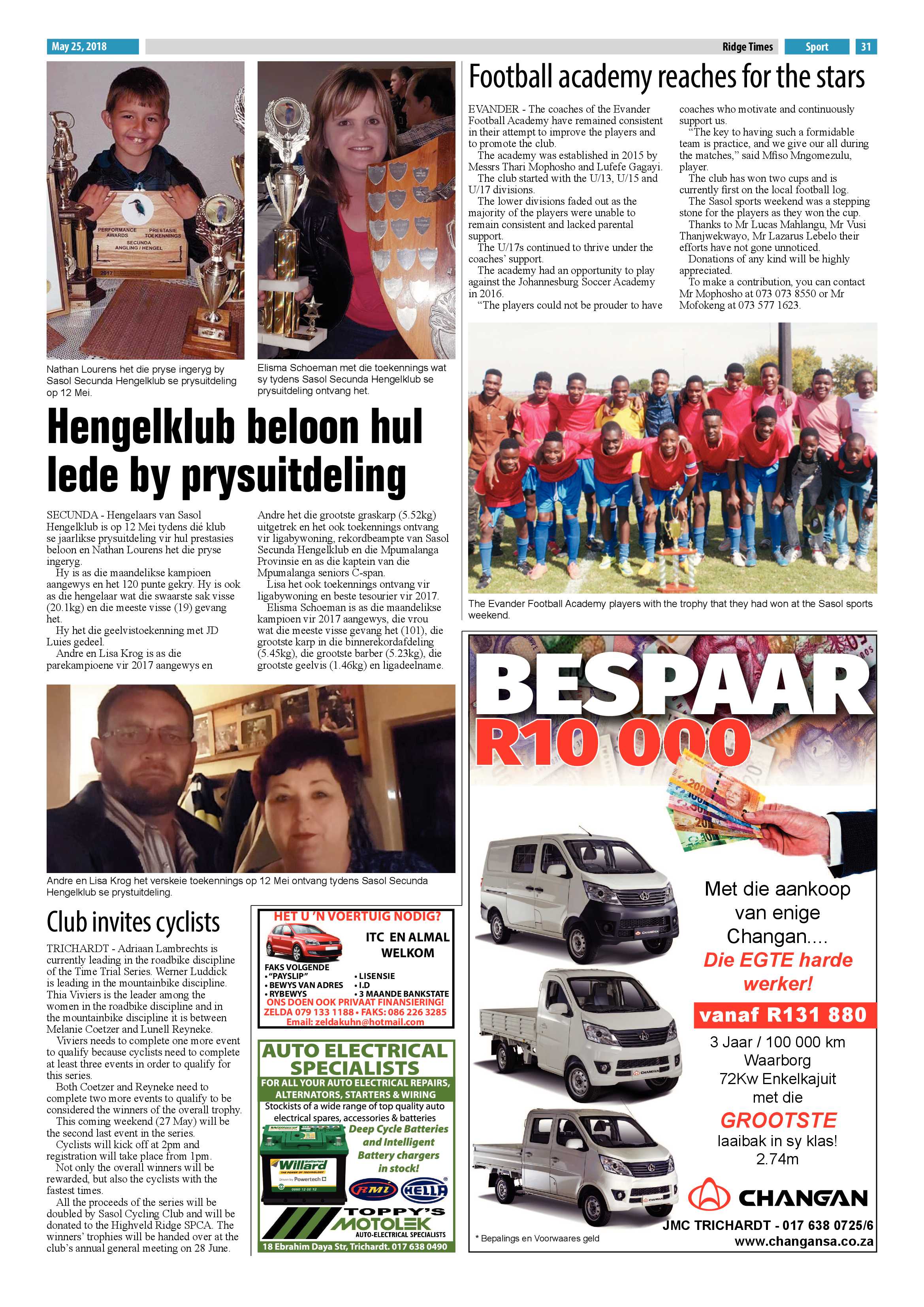 Ridge Times 25 May 2018 page 33