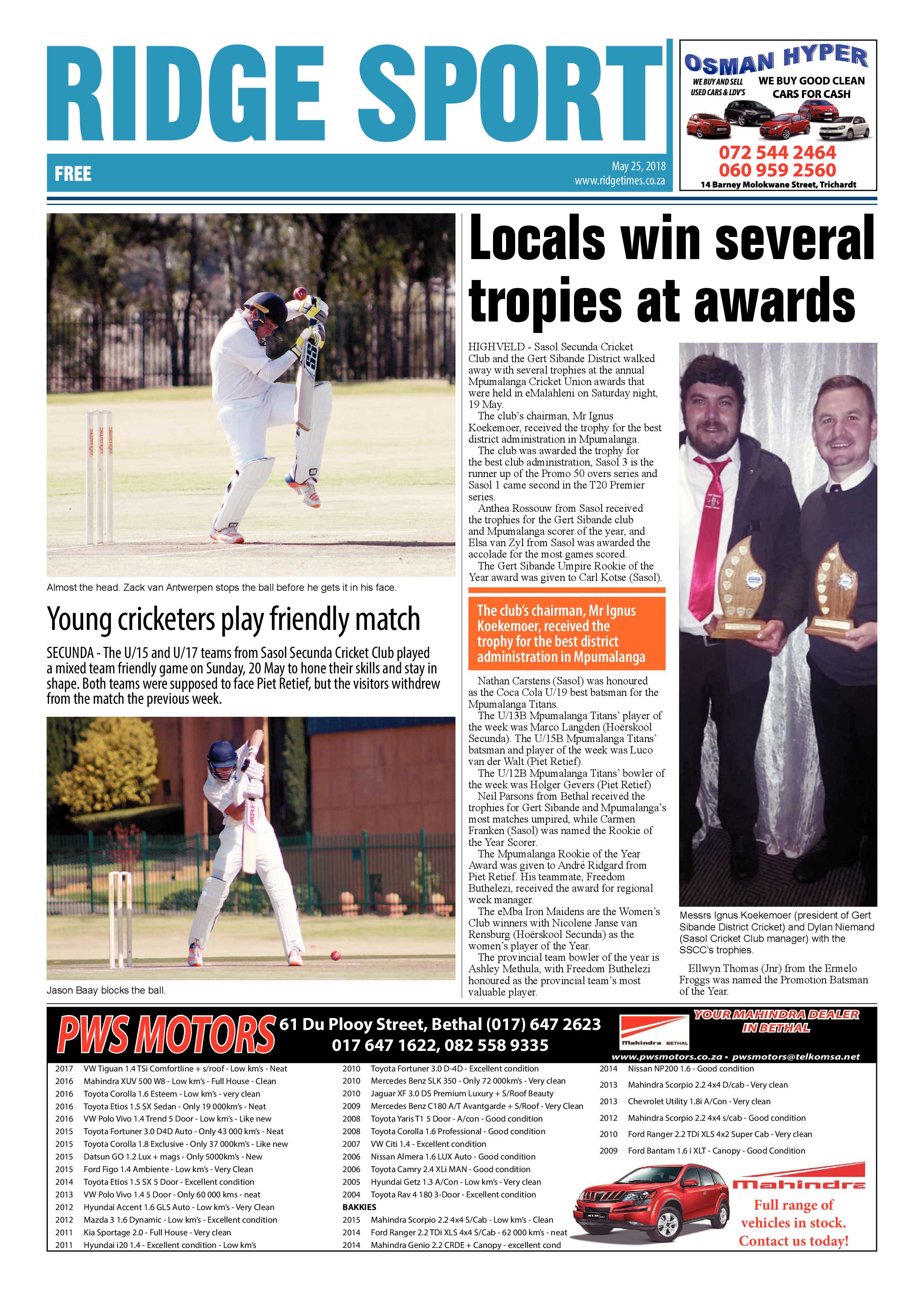 Ridge Times 25 May 2018 page 34