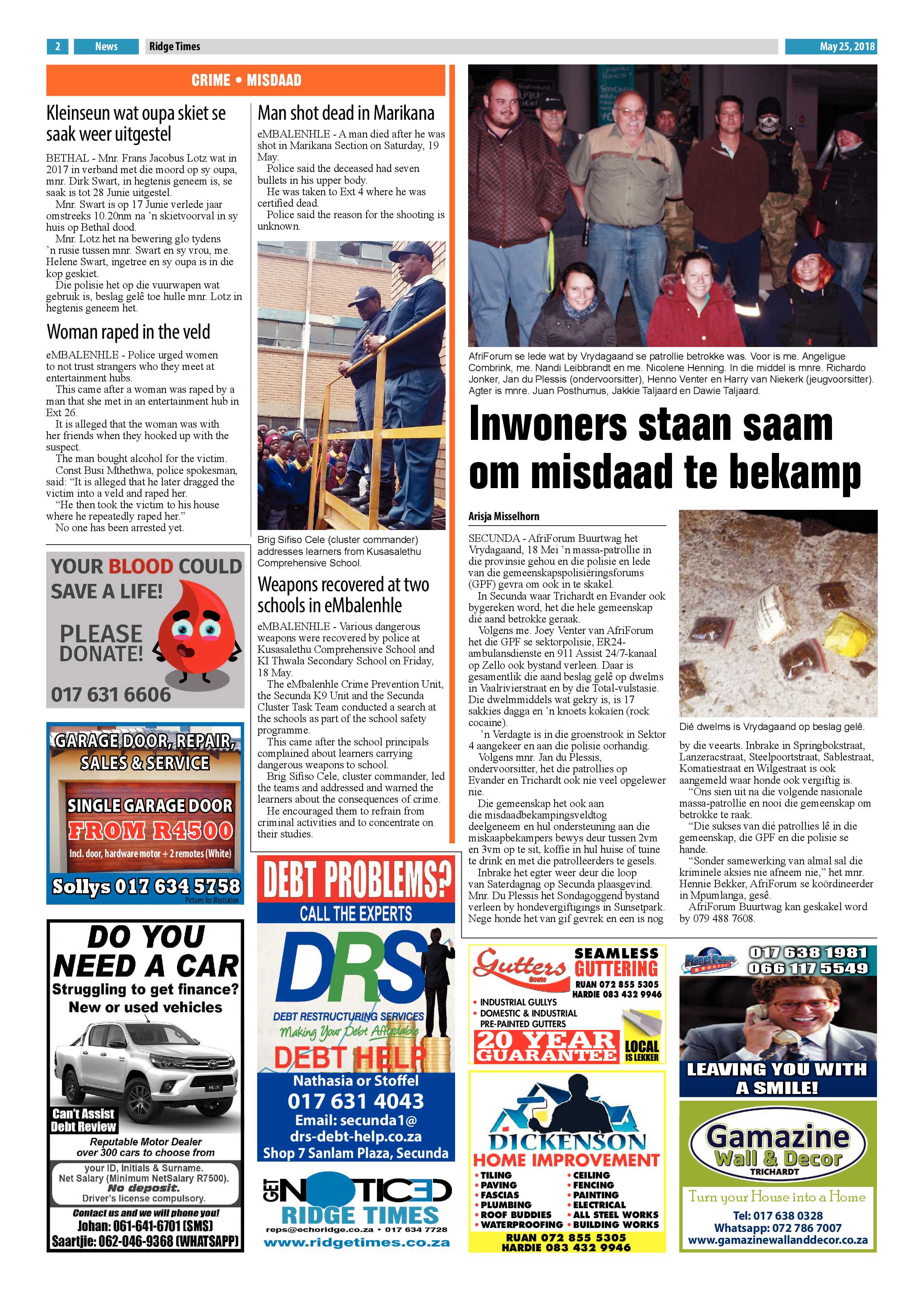 Ridge Times 25 May 2018 page 4