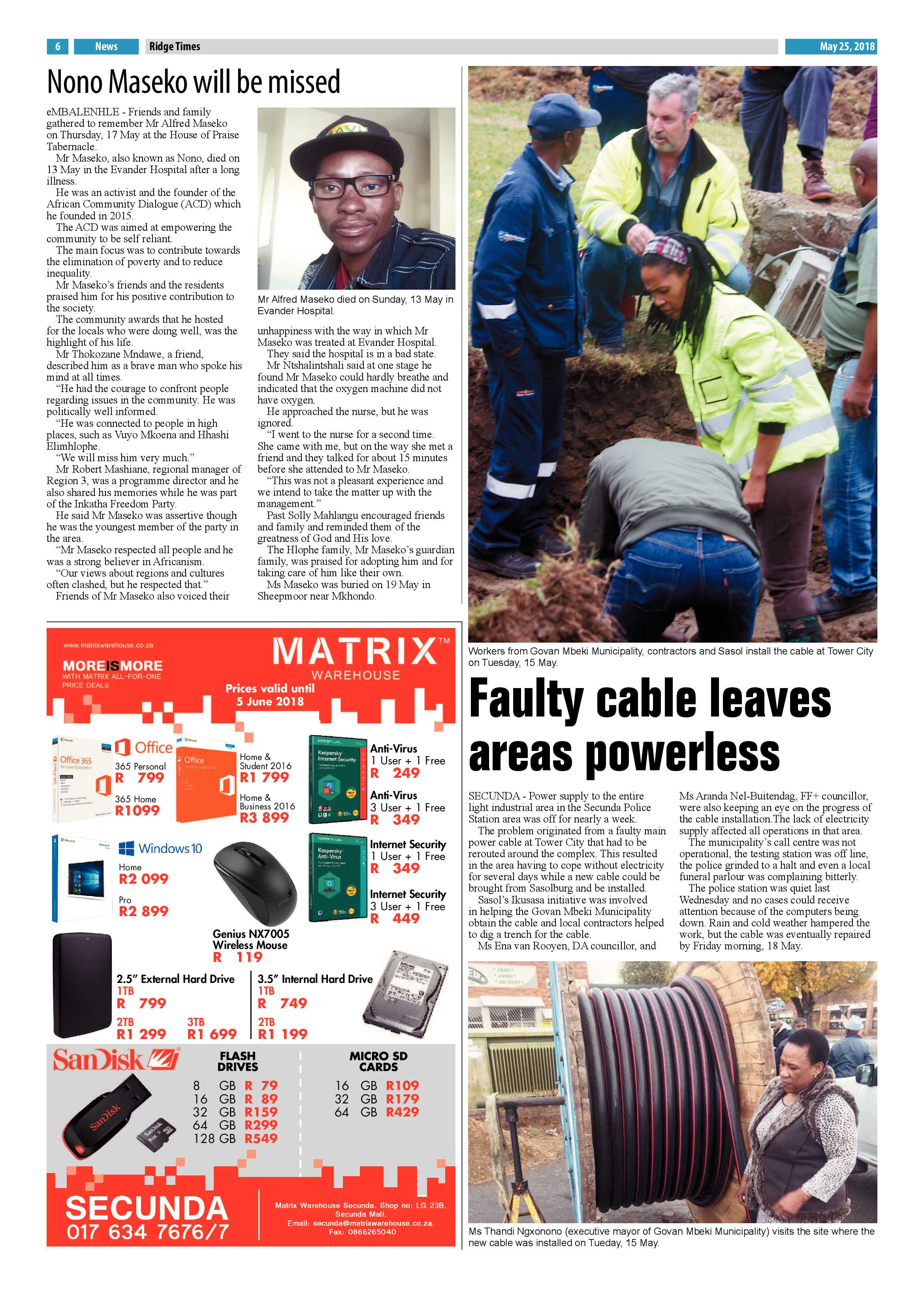 Ridge Times 25 May 2018 page 8
